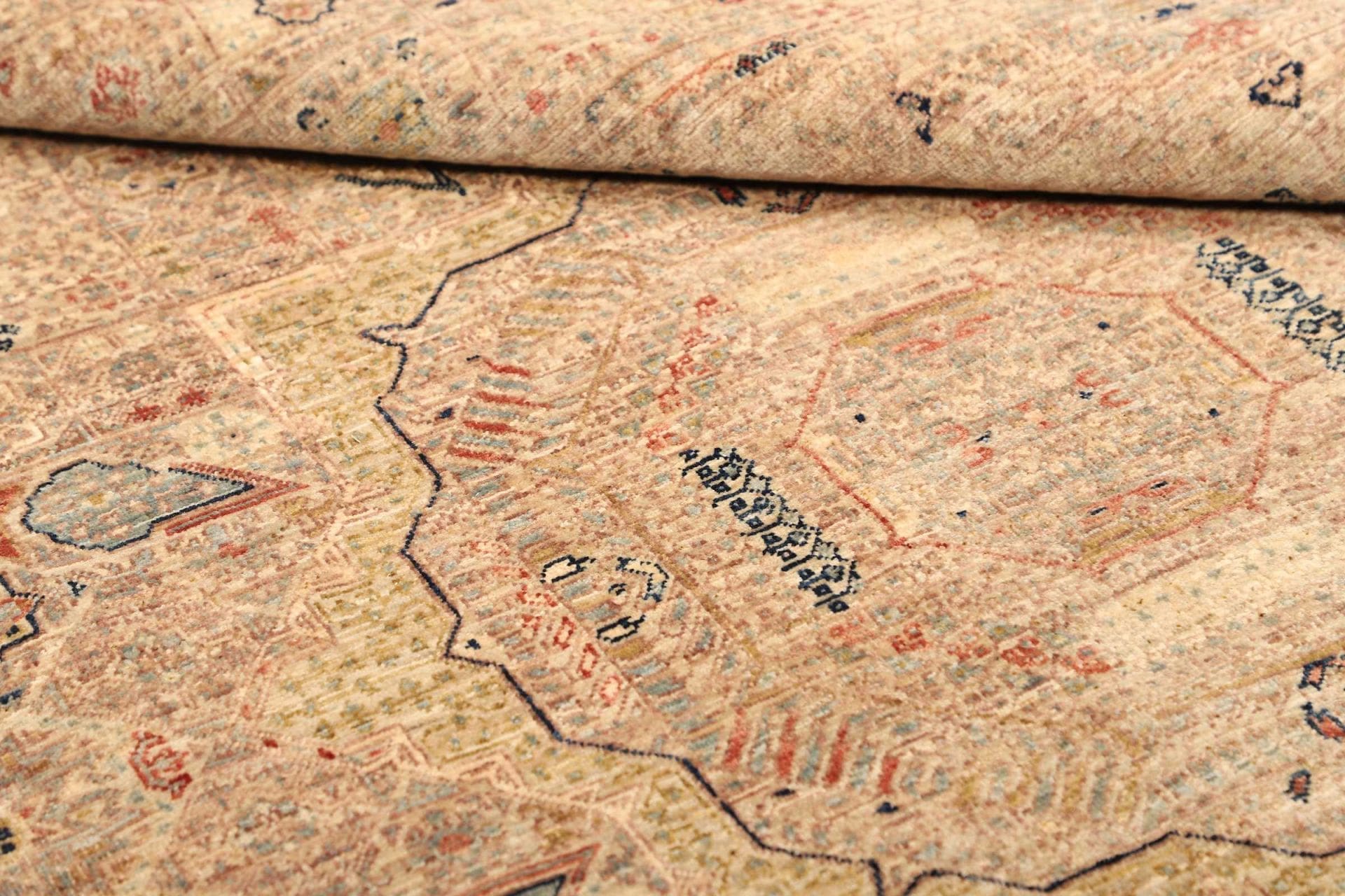 Mamluk Orientteppich 129 × 188 cm aus Wolle, handgeknüpft