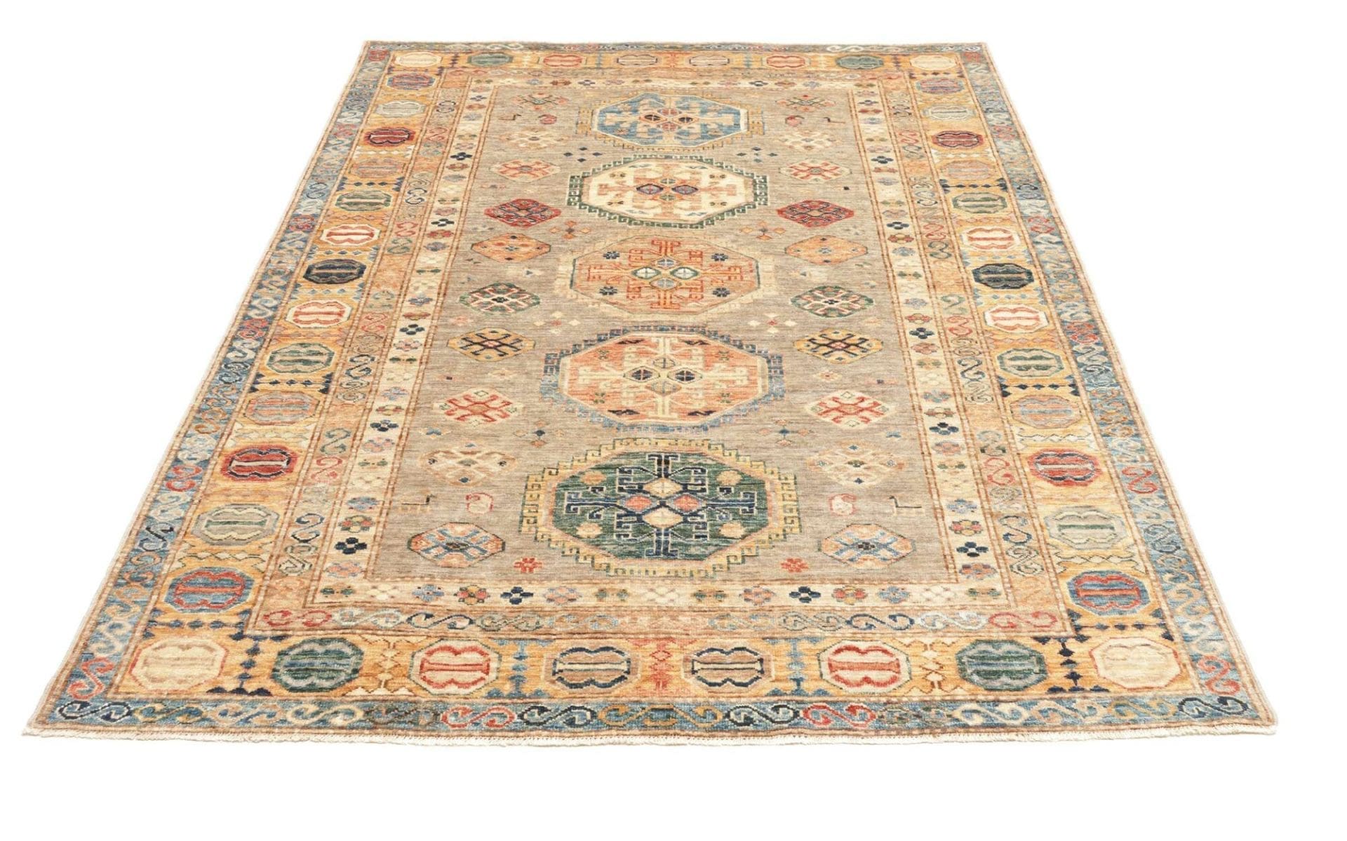 Handgeknüpfter Kazak Orientteppich 154 × 209 cm