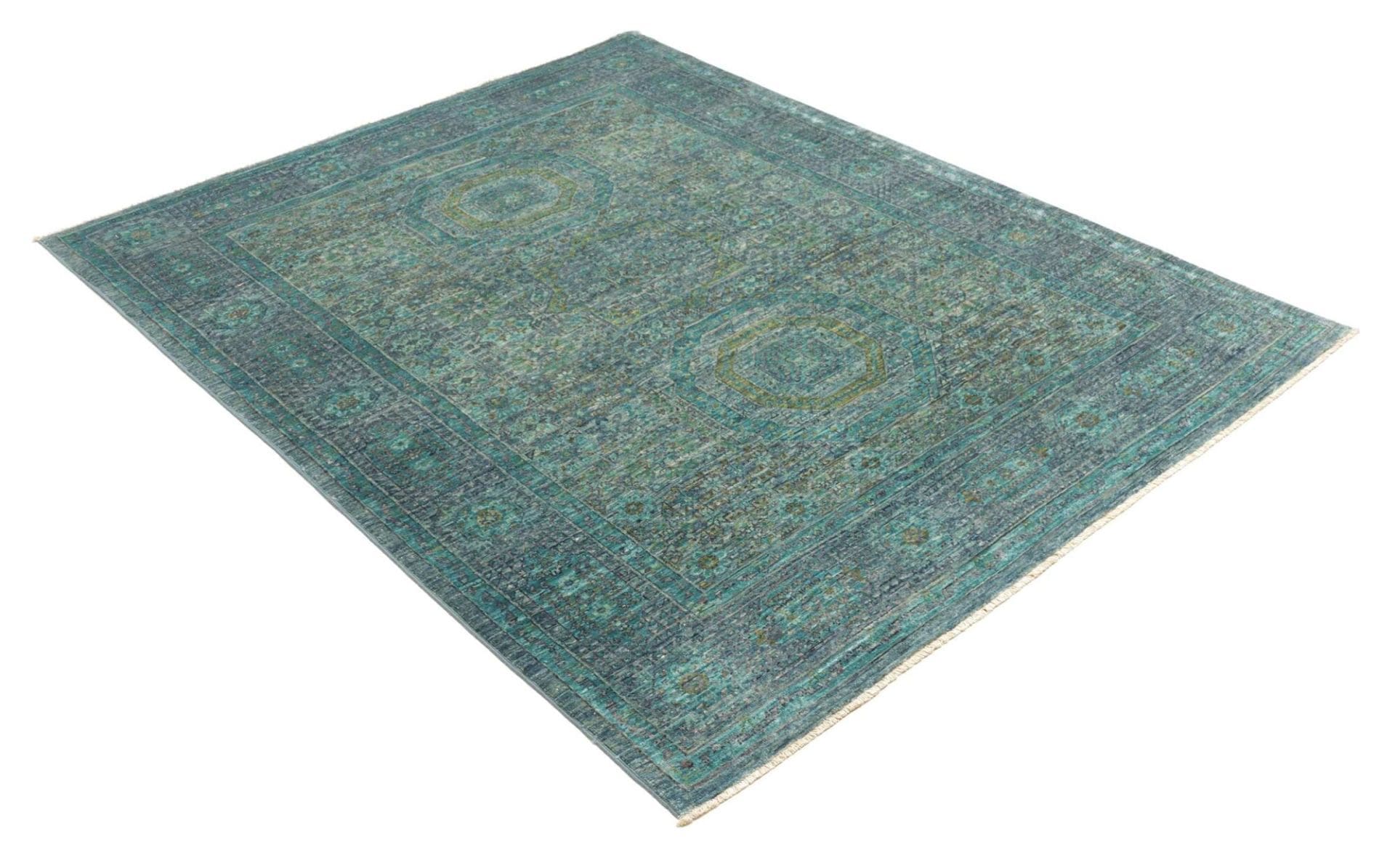 Mamluk Orientteppich 153 × 193 cm aus Wolle, handgeknüpft