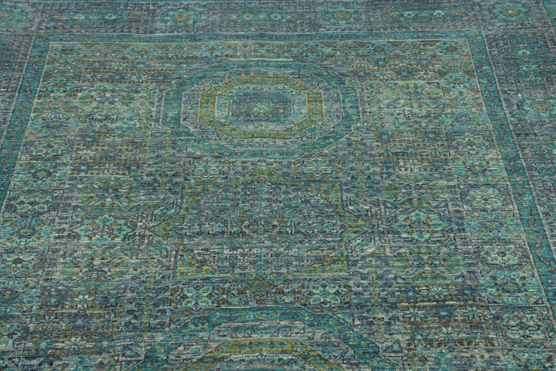 Mamluk Orientteppich 153 × 193 cm aus Wolle, handgeknüpft