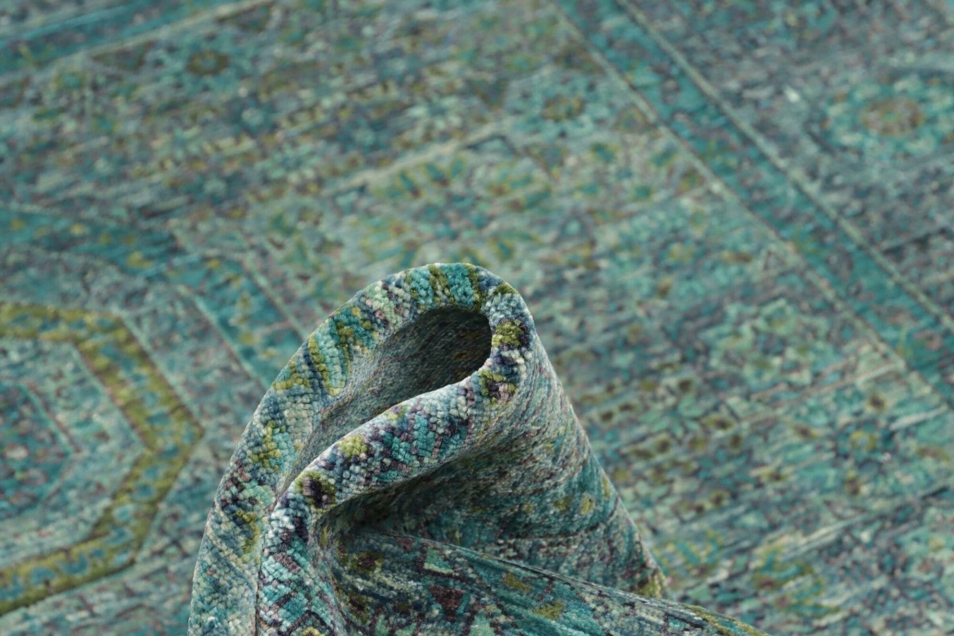 Mamluk Orientteppich 153 × 193 cm aus Wolle, handgeknüpft