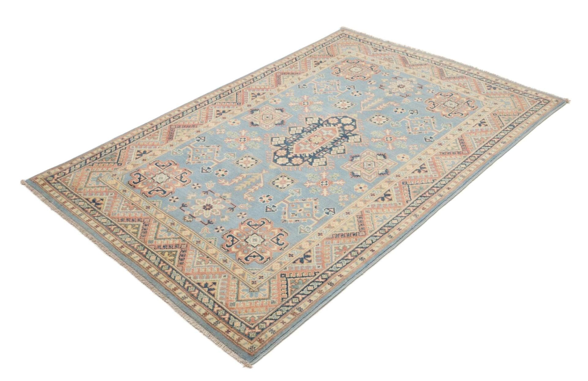 Kazak Orientteppich 123 × 181 cm aus Wolle, handgeknüpft