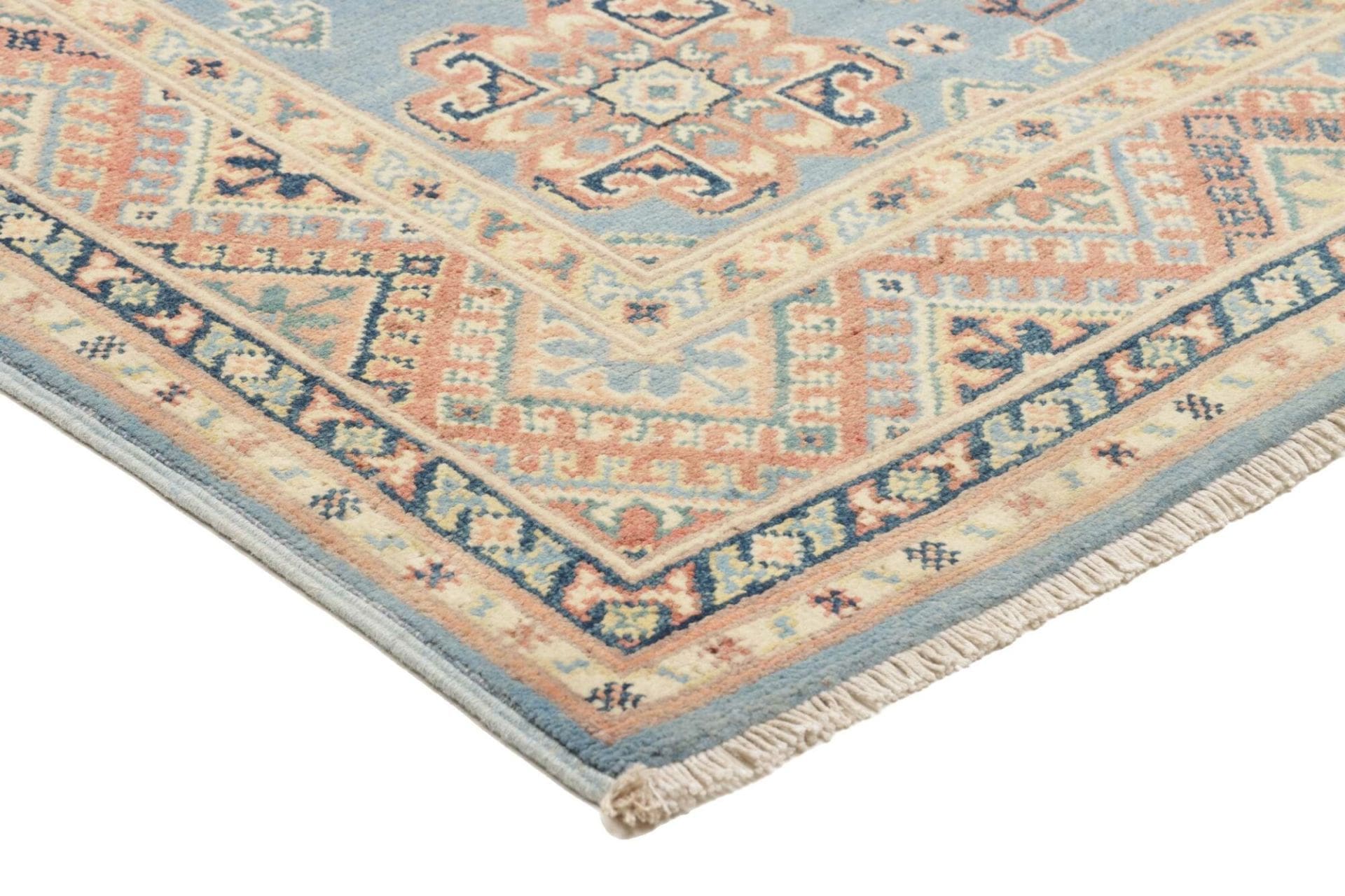 Kazak Orientteppich 123 × 181 cm aus Wolle, handgeknüpft