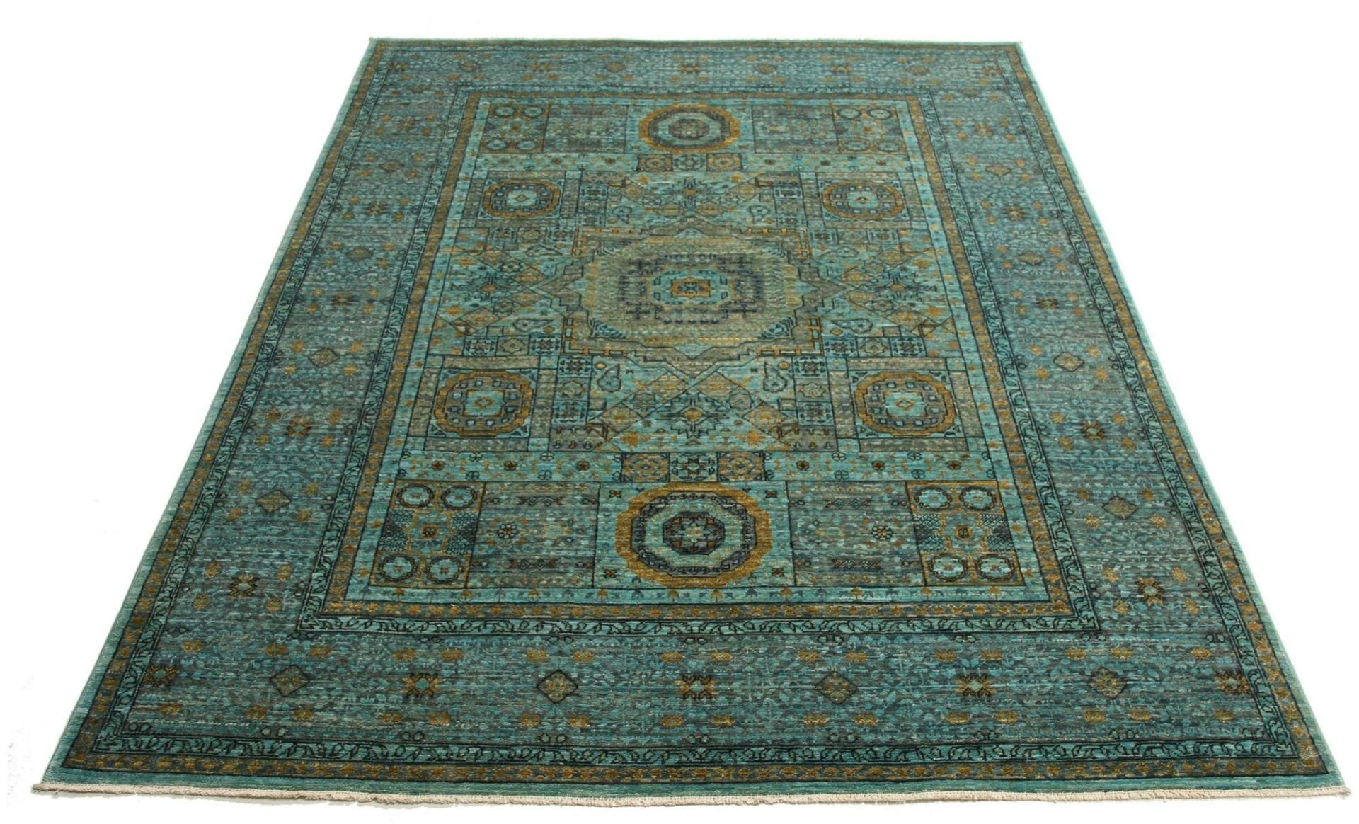 Handgeknüpfter Mamluk Orientteppich 152 × 199 cm