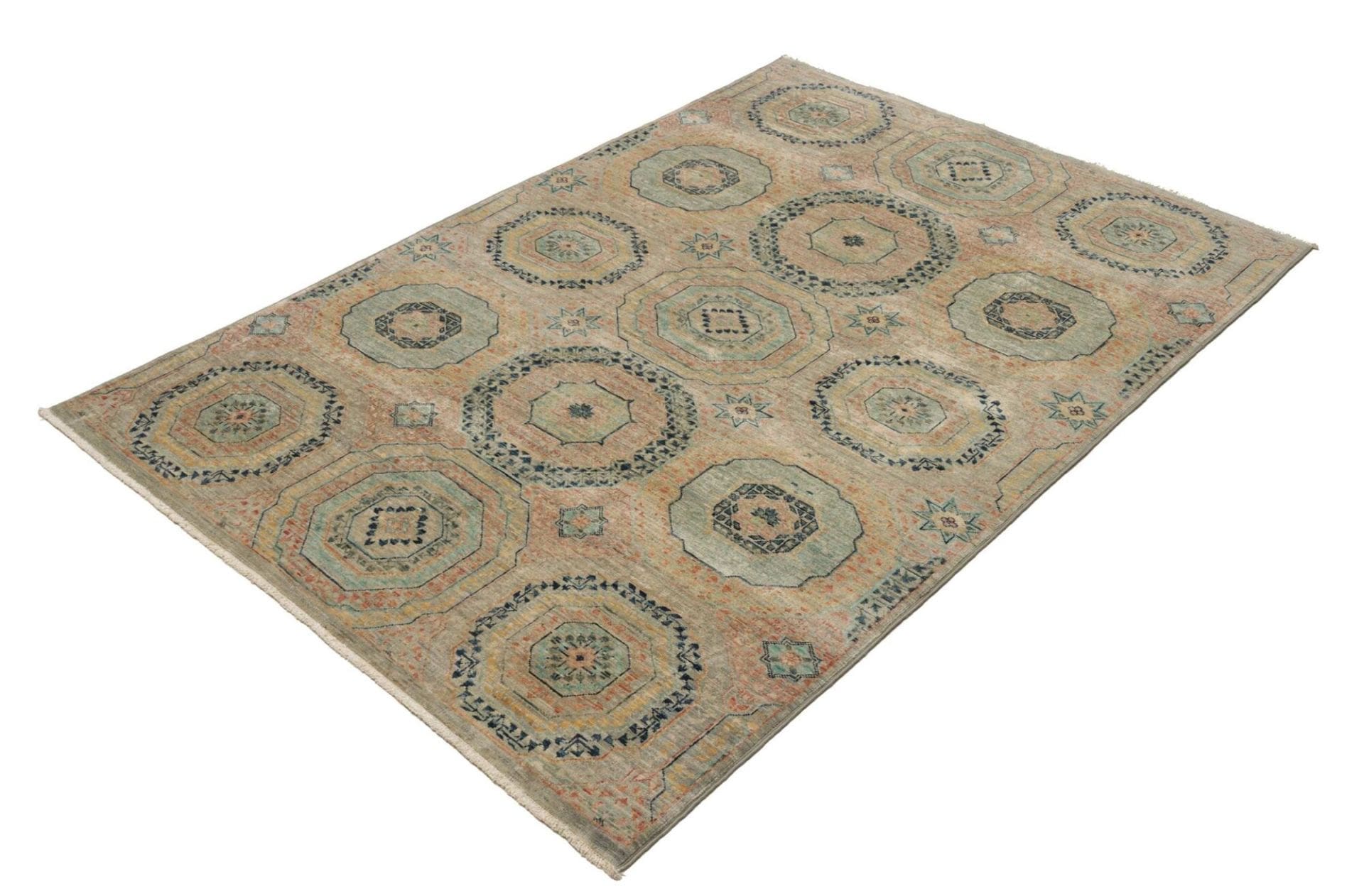 Mamluk Orientteppich aus Pakistan, 126 × 179 cm