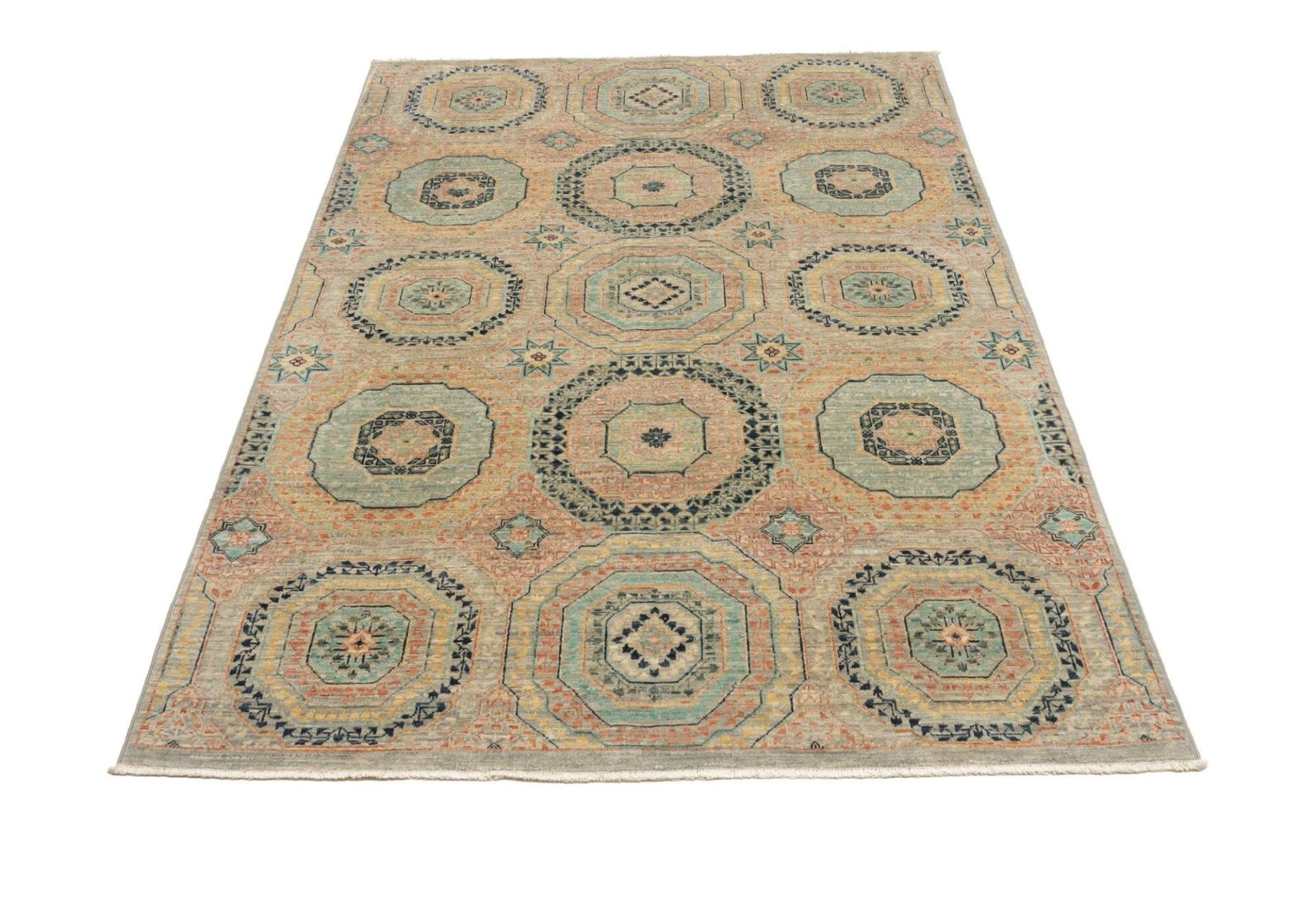 Mamluk Orientteppich aus Pakistan, 126 × 179 cm