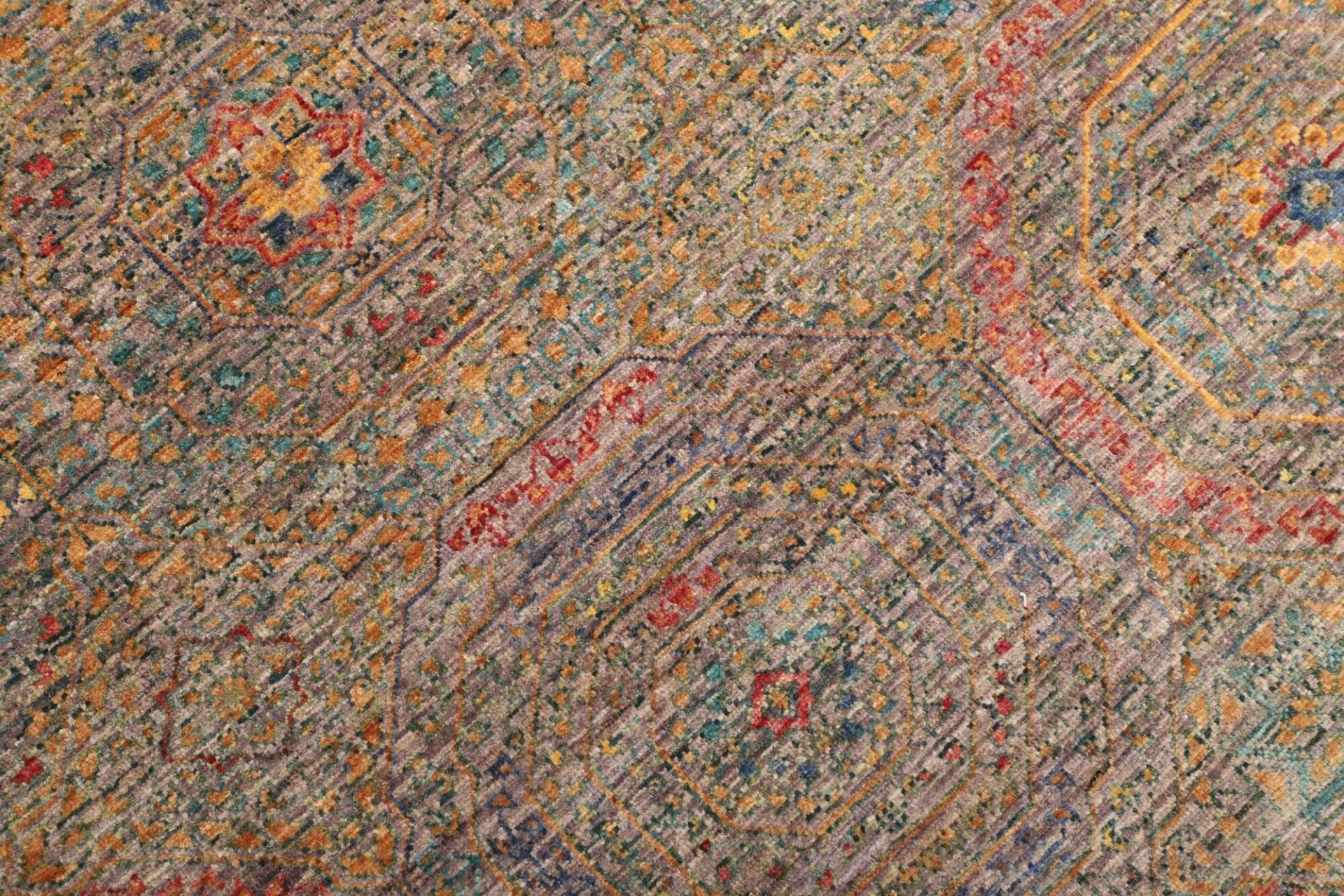 Handgeknüpfter Mamluk Orientteppich, 156 × 202 cm, Wolle