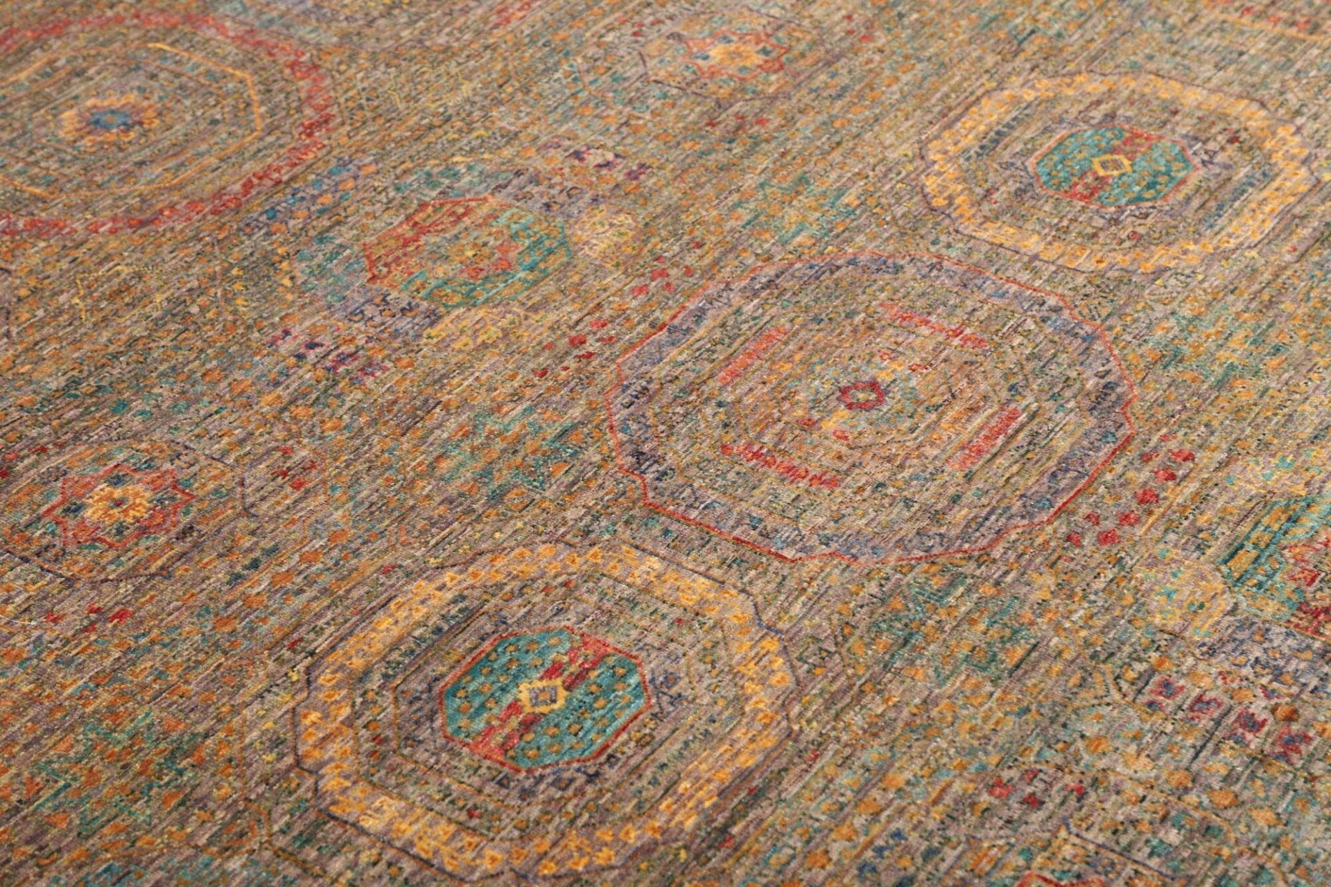 Handgeknüpfter Mamluk Orientteppich, 156 × 202 cm, Wolle