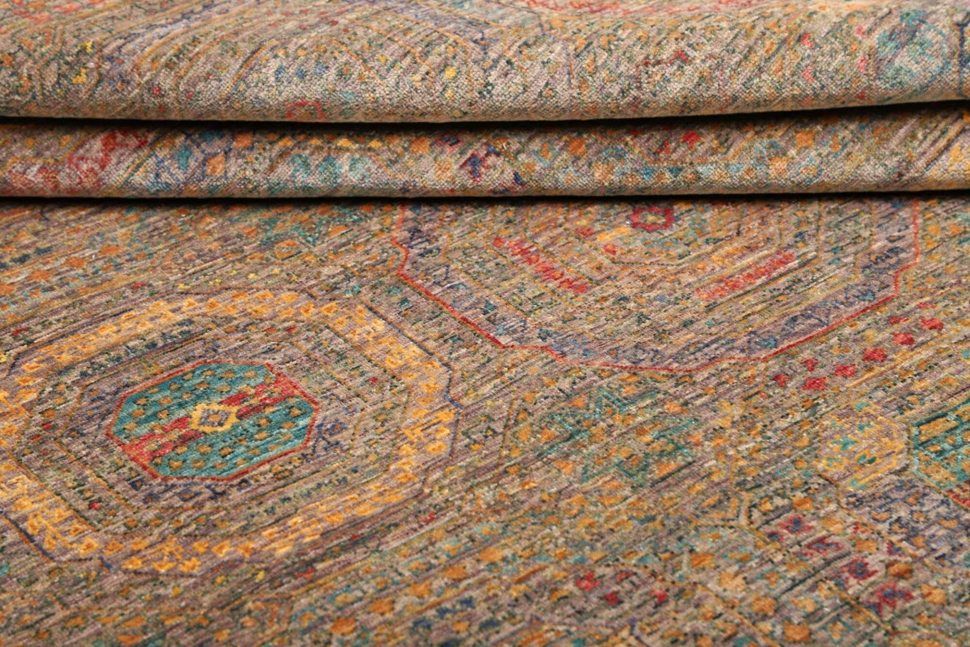 Handgeknüpfter Mamluk Orientteppich, 156 × 202 cm, Wolle