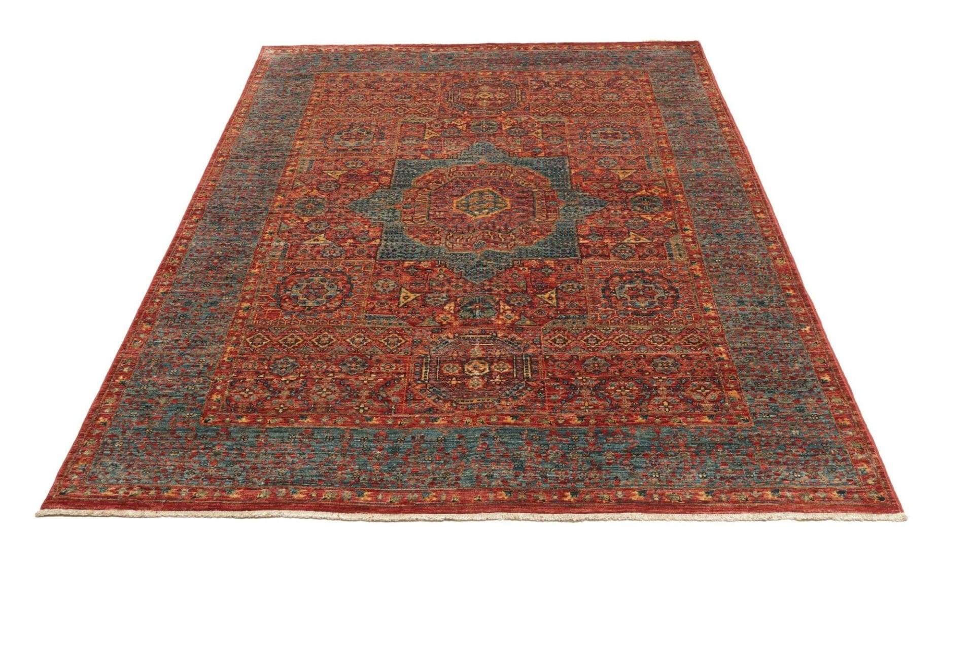 Mamluk Orientteppich aus Pakistan, 149 × 194 cm