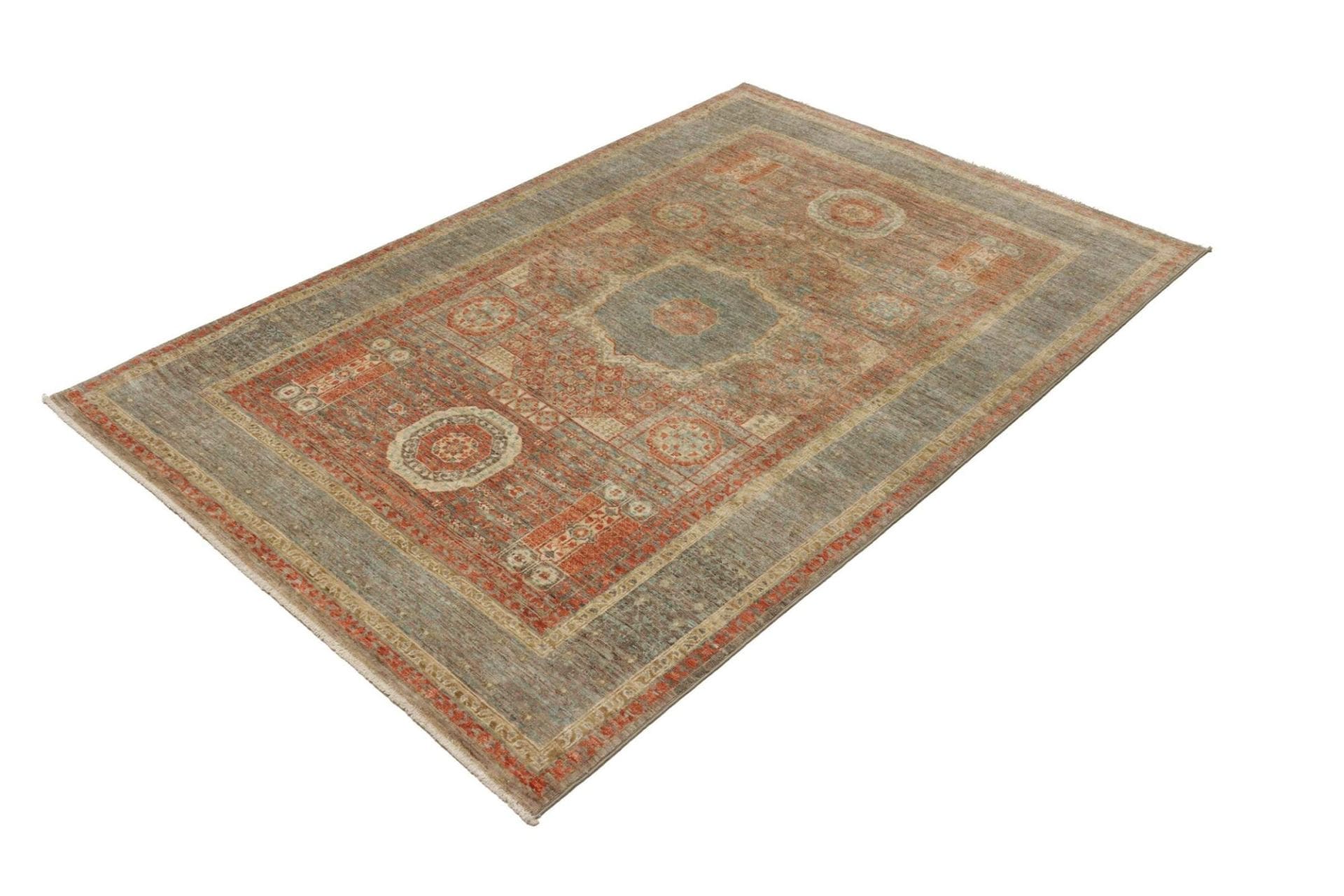 Handgeknüpfter Mamluk Orientteppich 130 × 189 cm