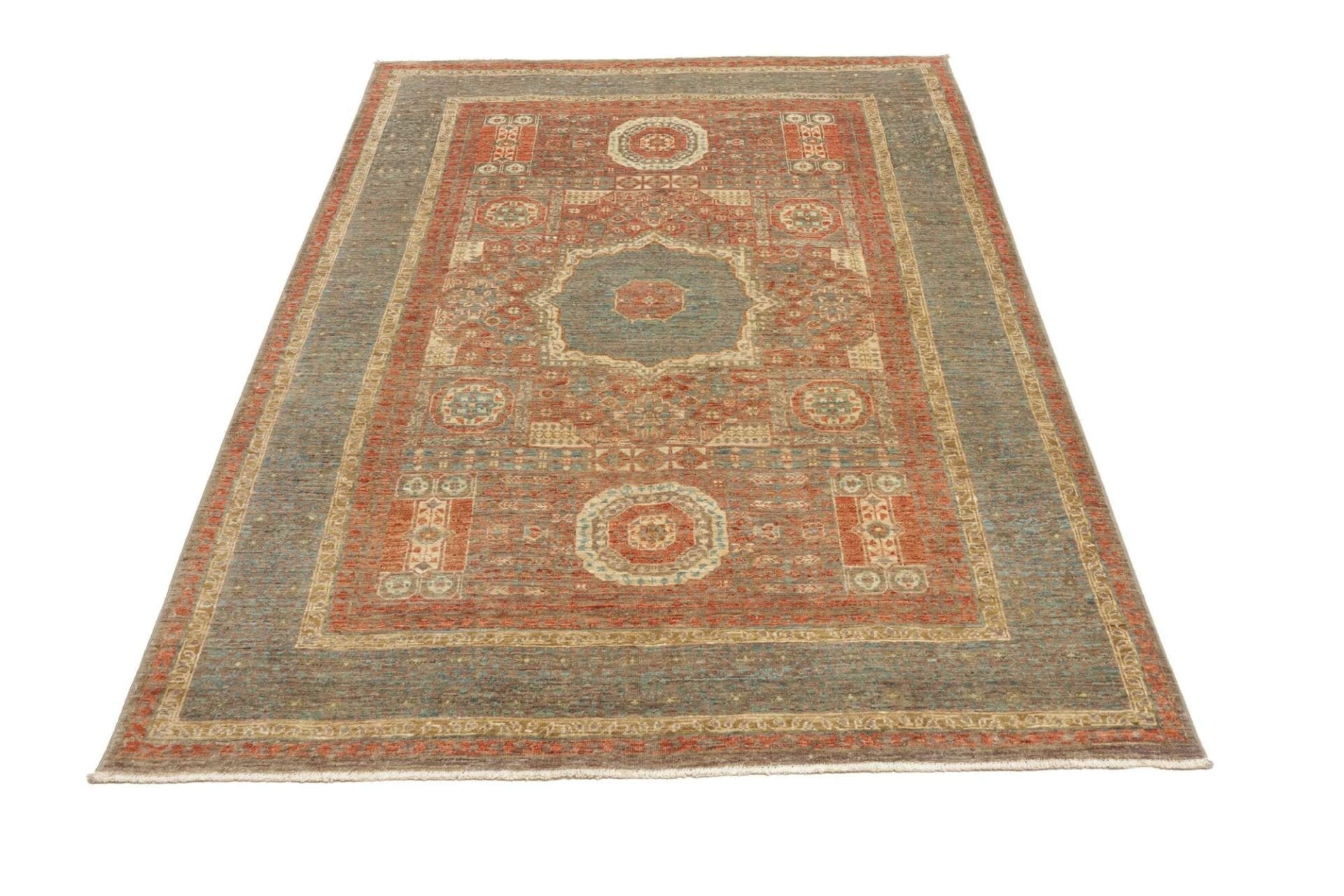 Handgeknüpfter Mamluk Orientteppich 130 × 189 cm