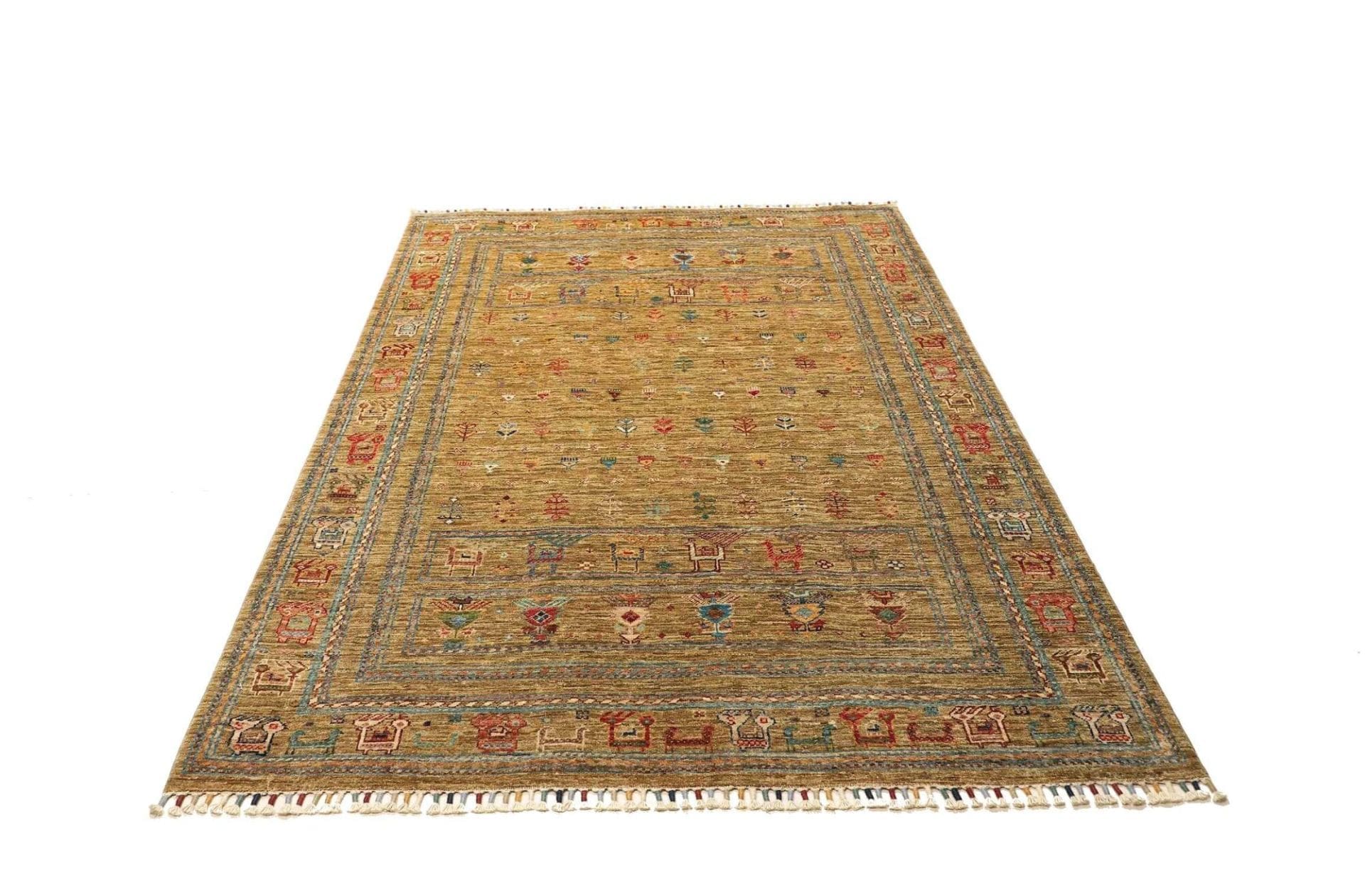 Samarkand Orientteppich aus Pakistan, 151 × 207 cm