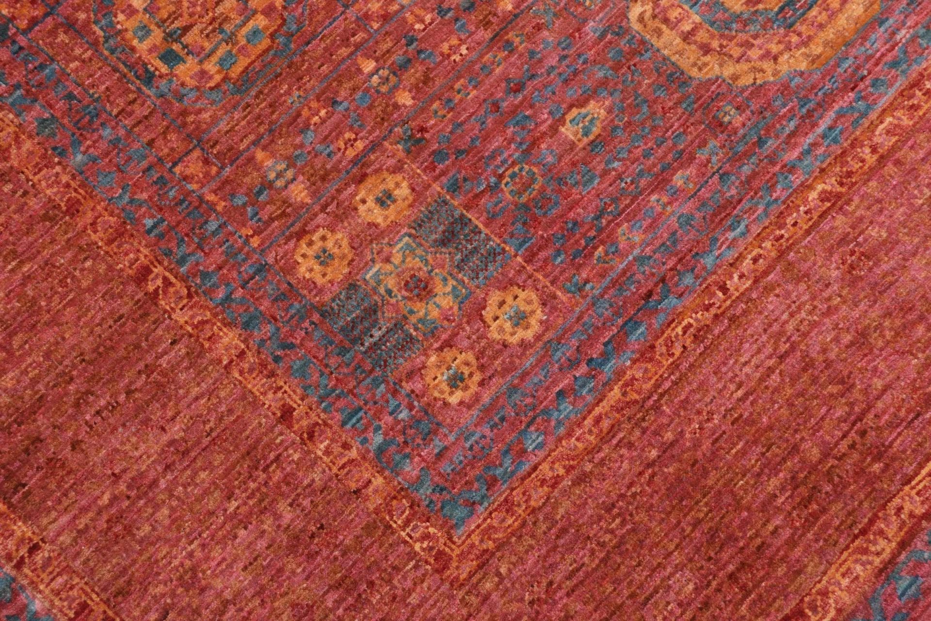 Mamluk Orientteppich 154 × 201 cm aus Wolle, handgeknüpft