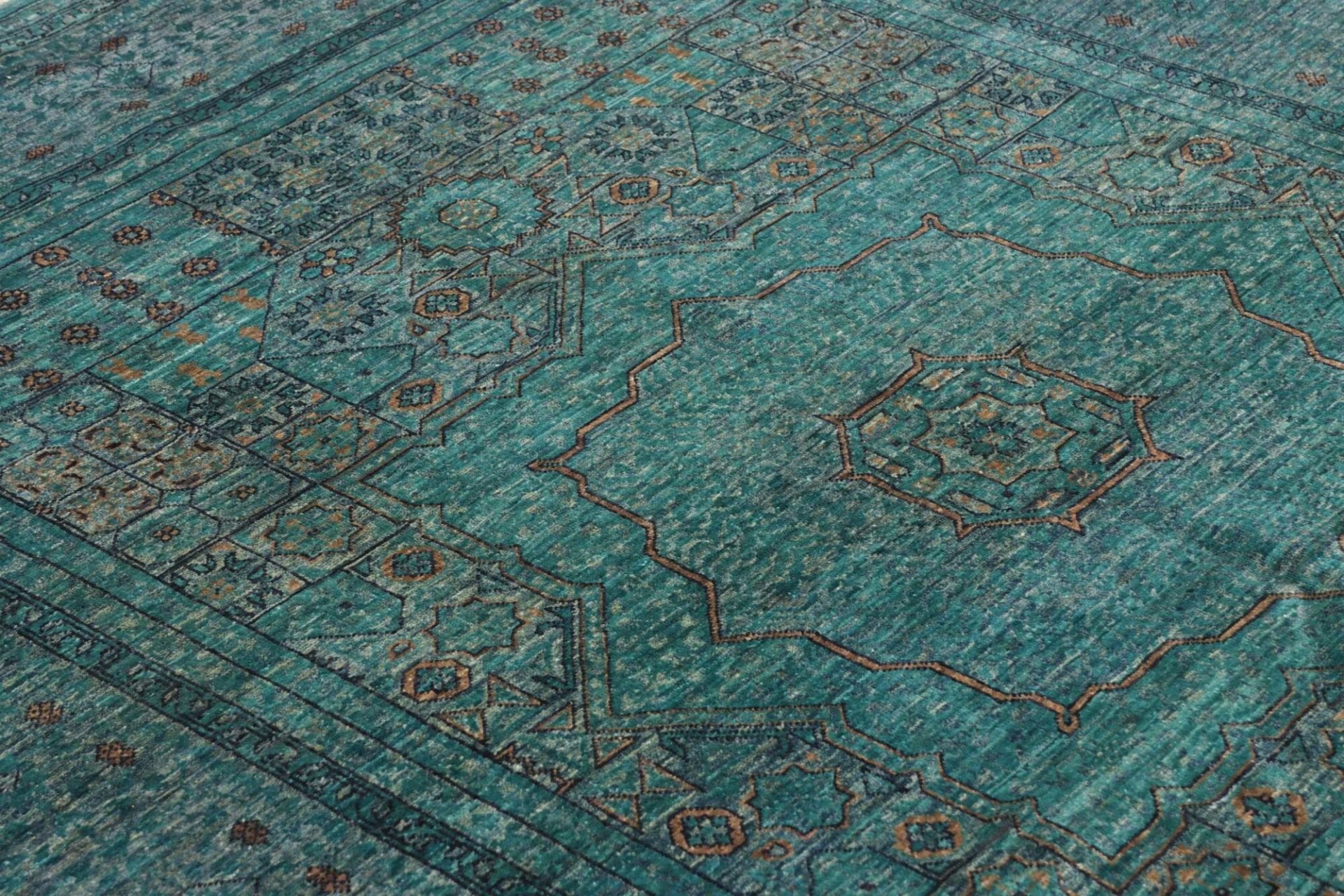 Handgeknüpfter Mamluk Orientteppich, 151 × 189 cm, Wolle