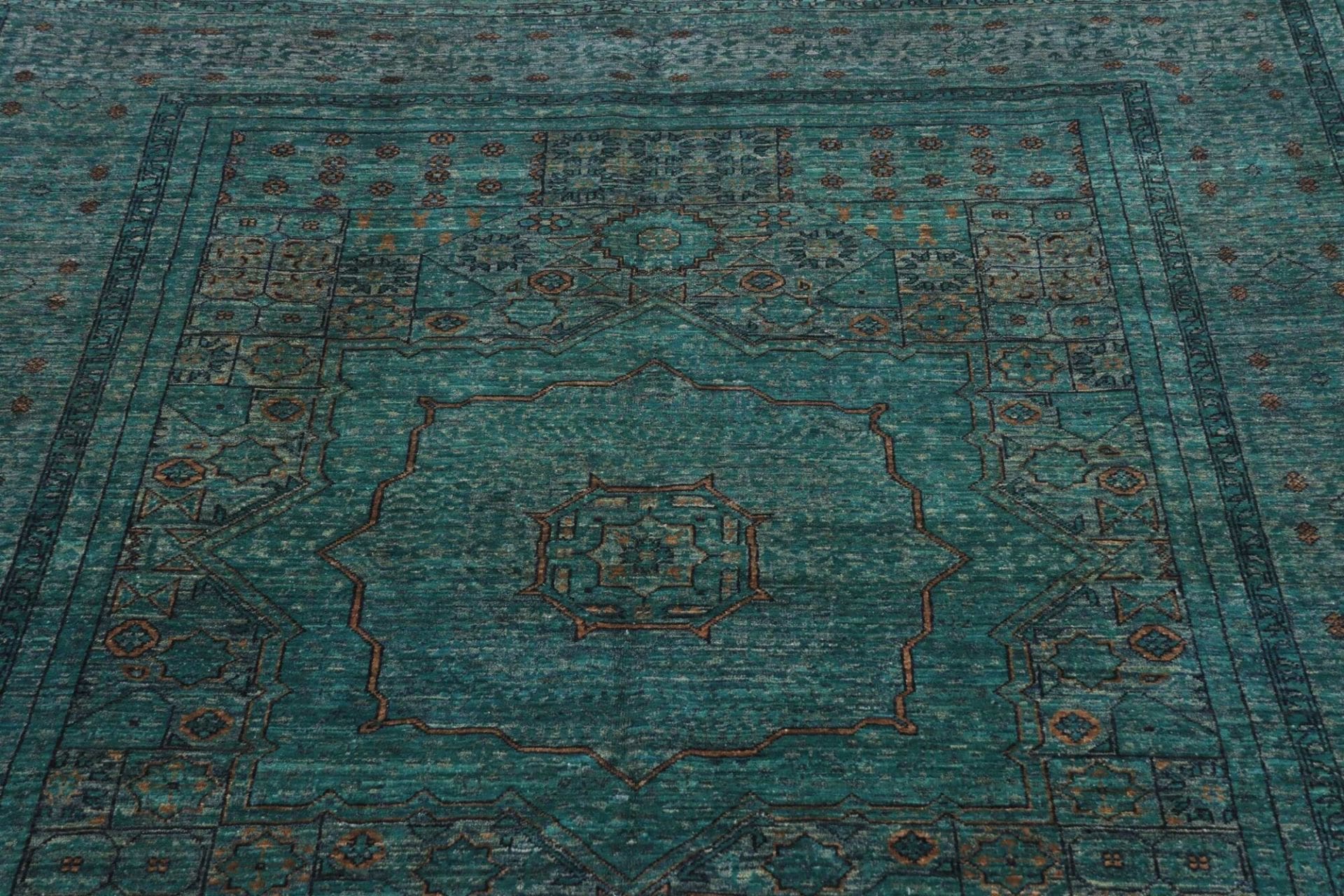 Handgeknüpfter Mamluk Orientteppich, 151 × 189 cm, Wolle