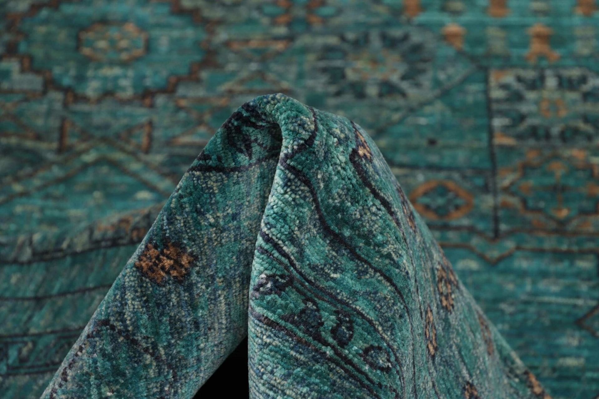 Handgeknüpfter Mamluk Orientteppich, 151 × 189 cm, Wolle