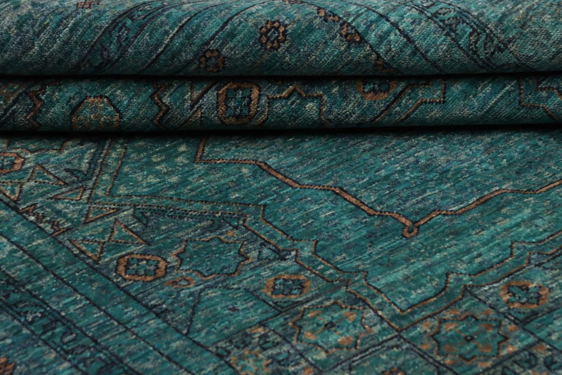 Handgeknüpfter Mamluk Orientteppich, 151 × 189 cm, Wolle