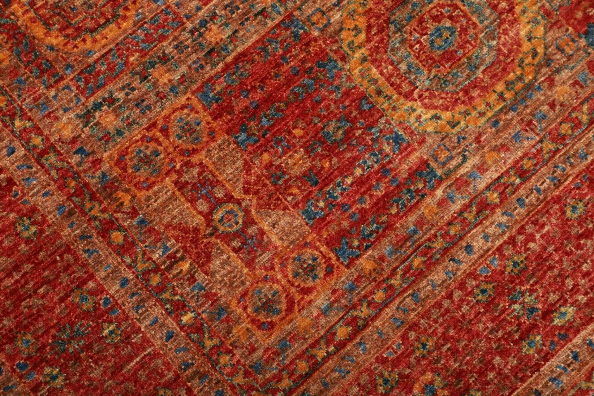 Mamluk Orientteppich 128 × 181 cm aus Wolle, handgeknüpft