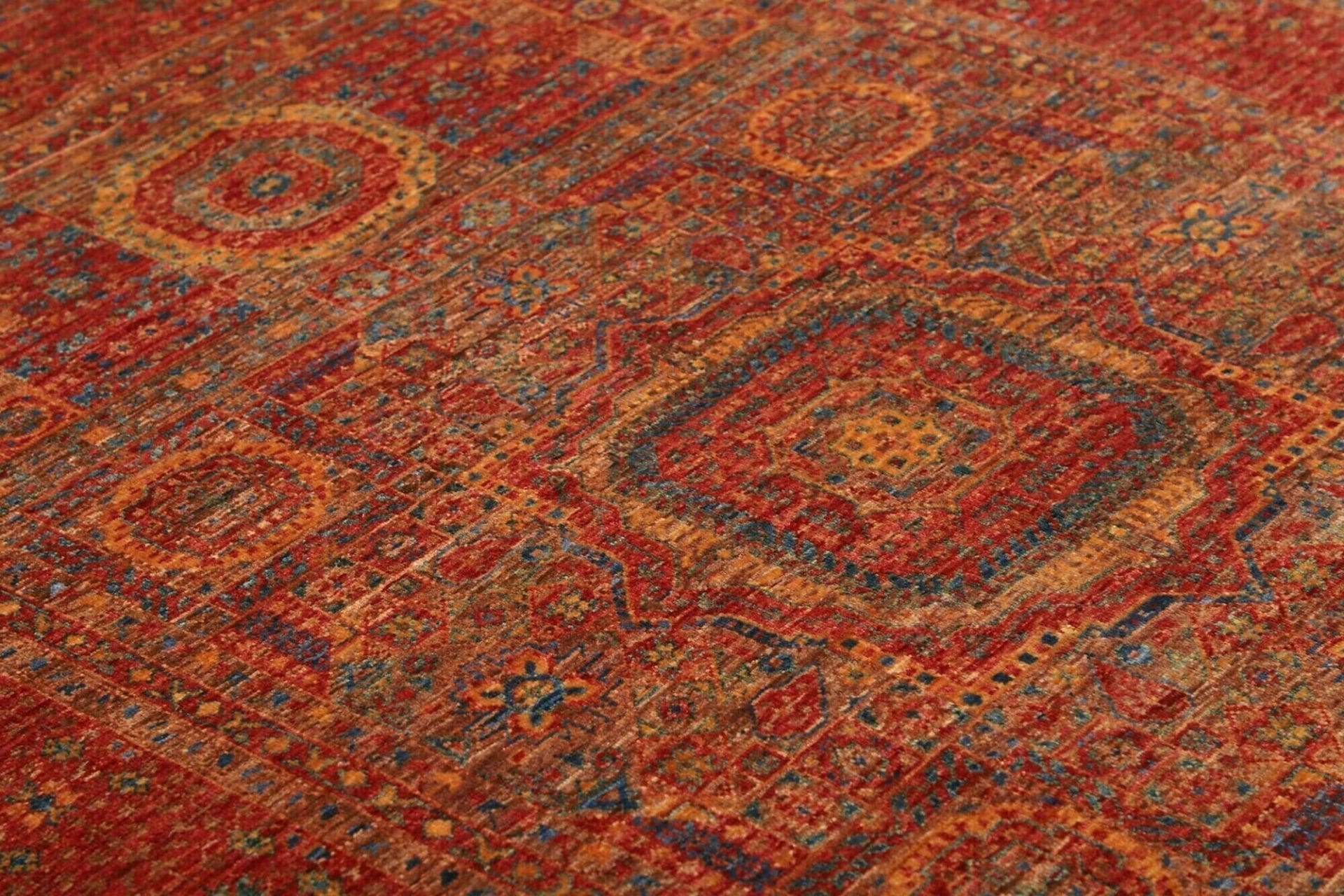 Mamluk Orientteppich 128 × 181 cm aus Wolle, handgeknüpft