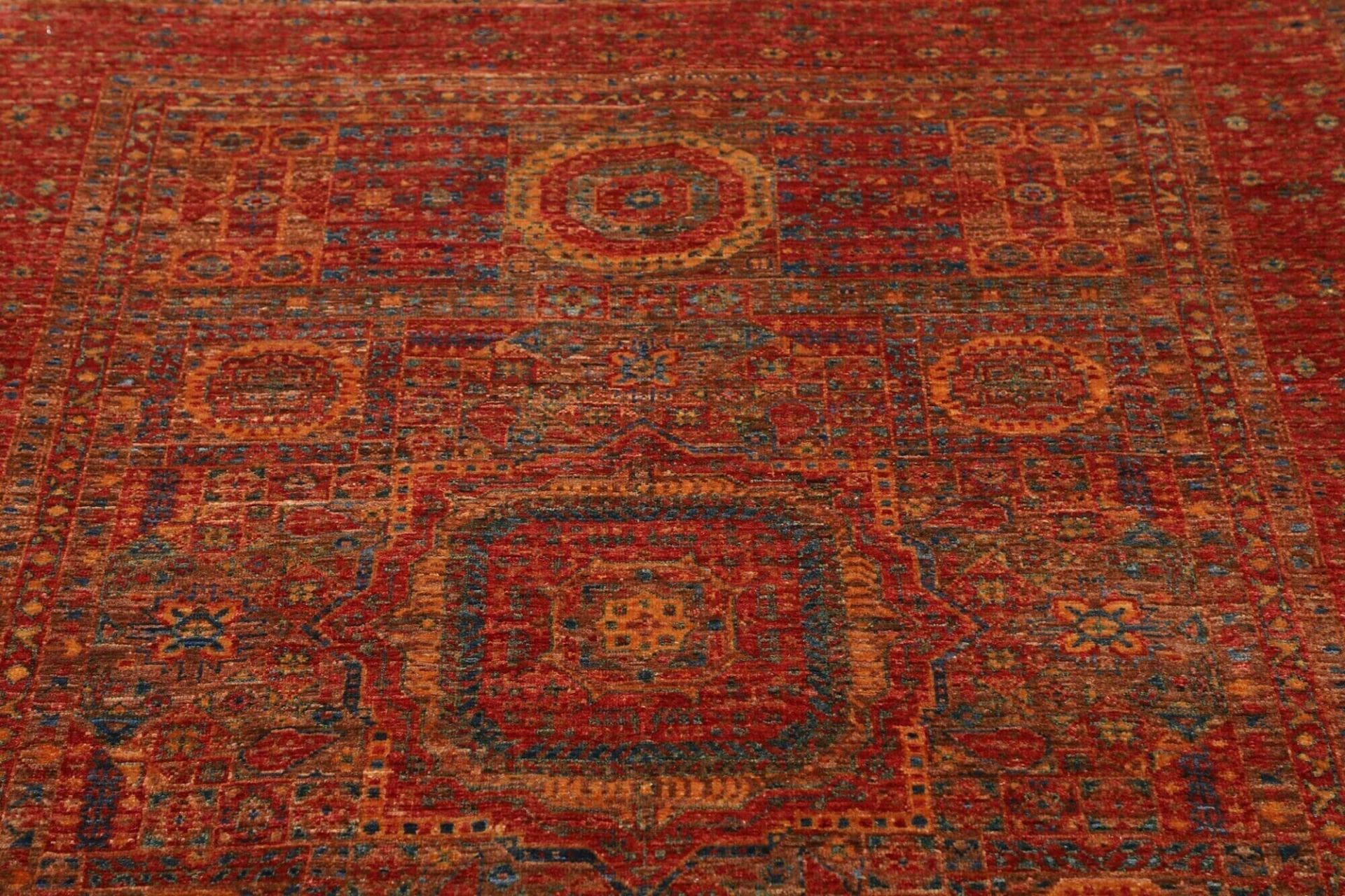 Mamluk Orientteppich 128 × 181 cm aus Wolle, handgeknüpft
