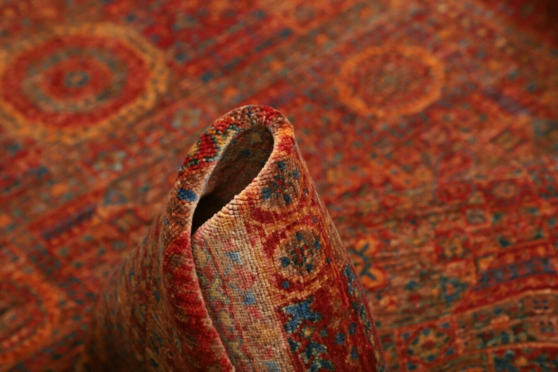 Mamluk Orientteppich 128 × 181 cm aus Wolle, handgeknüpft
