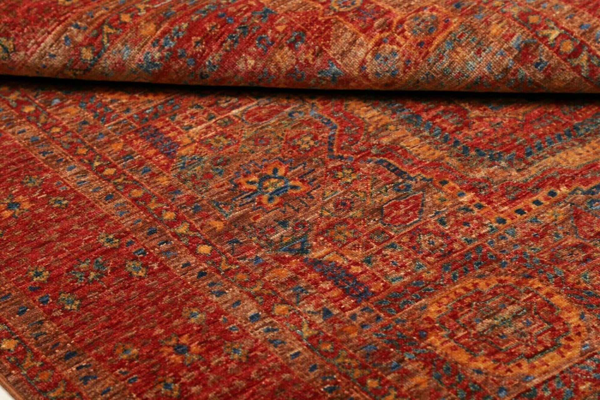 Mamluk Orientteppich 128 × 181 cm aus Wolle, handgeknüpft
