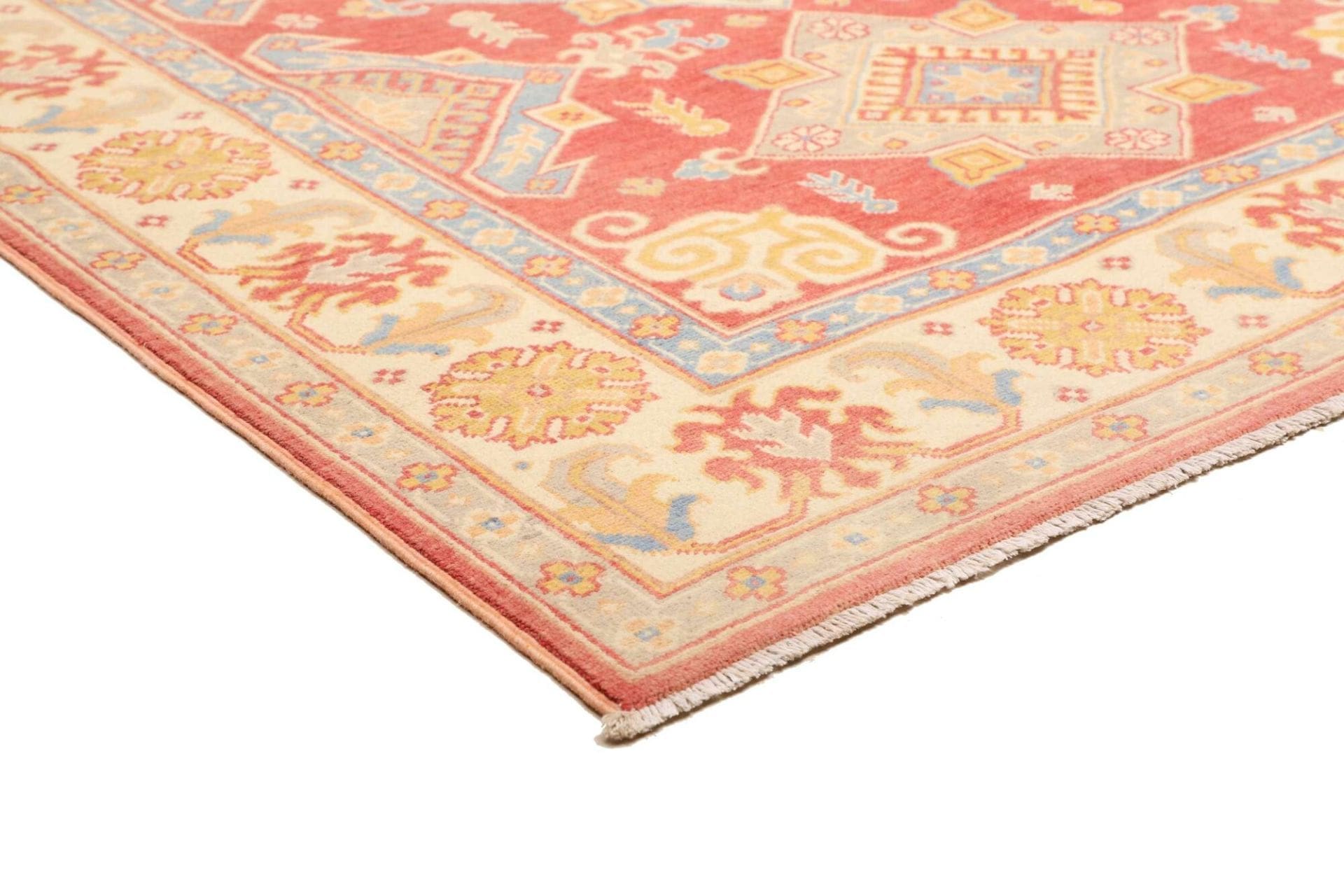 Kazak Orientteppich 153 × 202 cm aus Wolle, handgeknüpft
