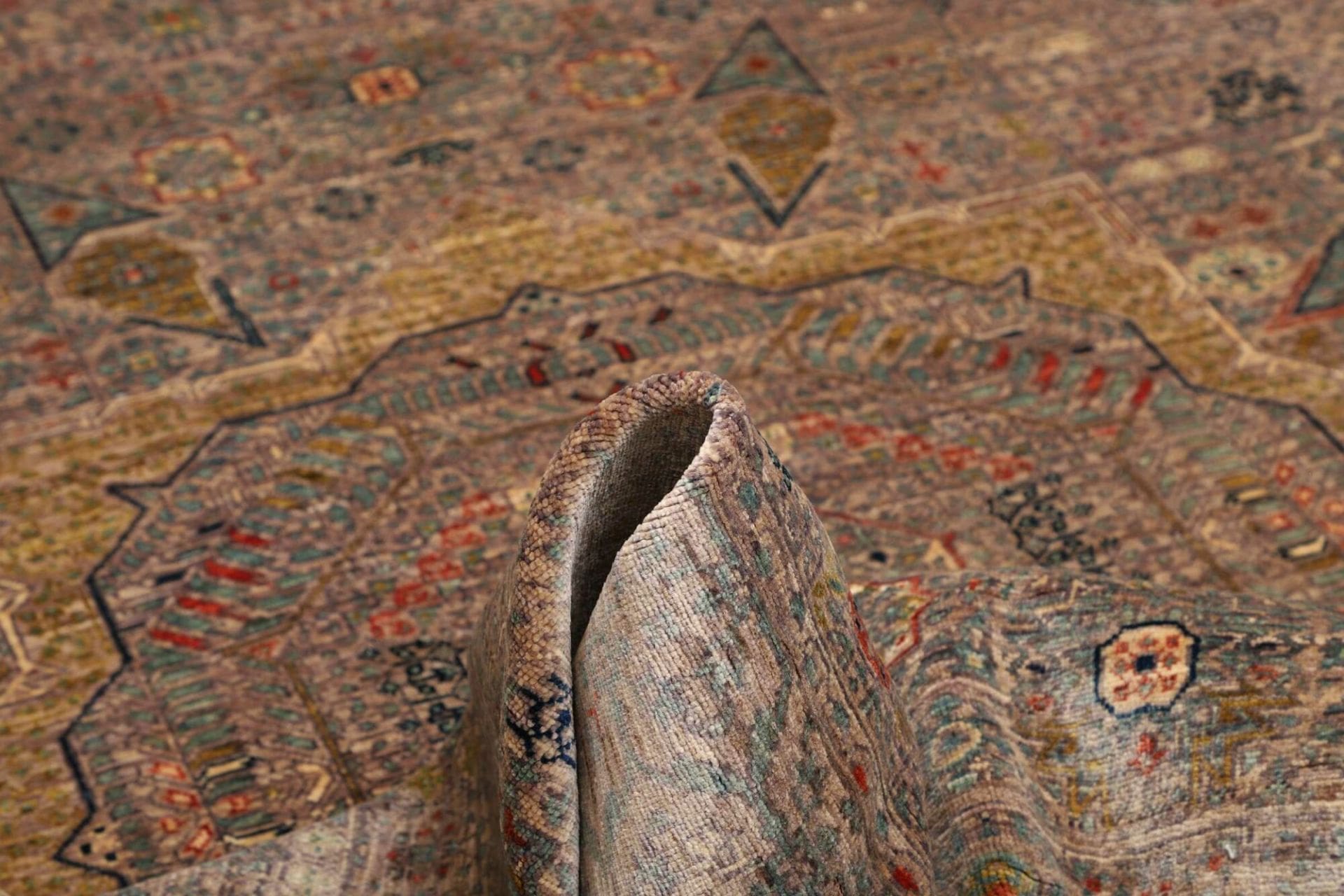 Mamluk Orientteppich 154 × 203 cm aus Wolle, handgeknüpft