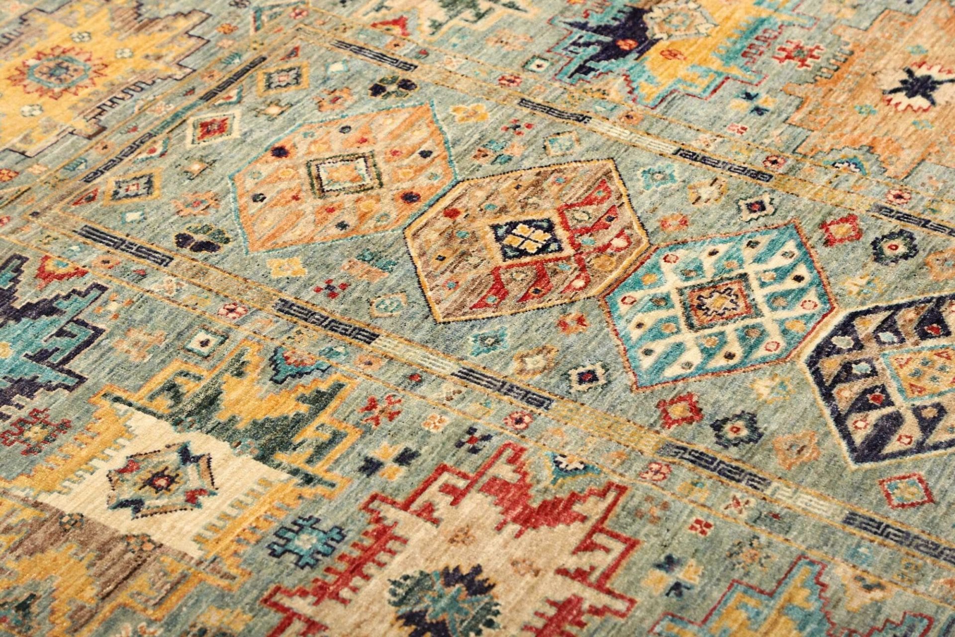 Handgeknüpfter Samarkand Orientteppich, 152 × 206 cm, Wolle