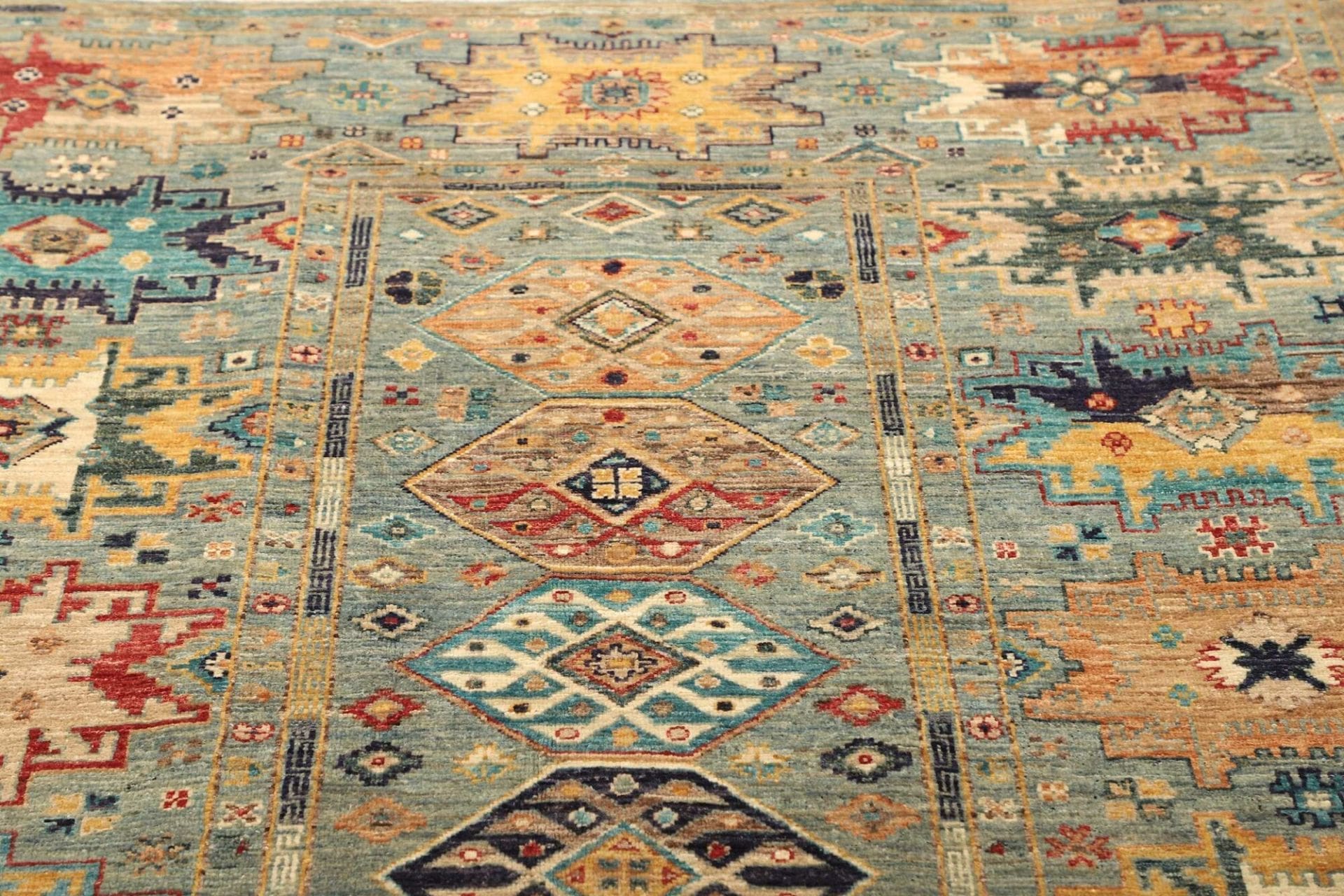 Handgeknüpfter Samarkand Orientteppich, 152 × 206 cm, Wolle