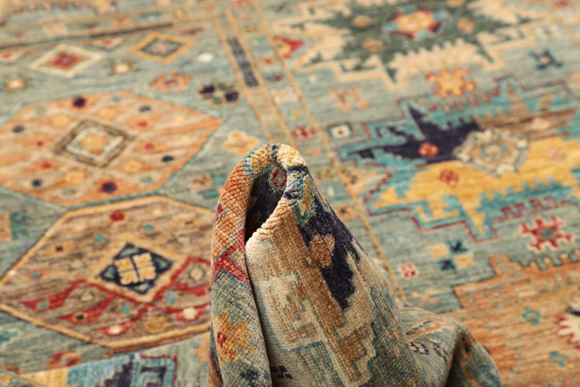 Handgeknüpfter Samarkand Orientteppich, 152 × 206 cm, Wolle