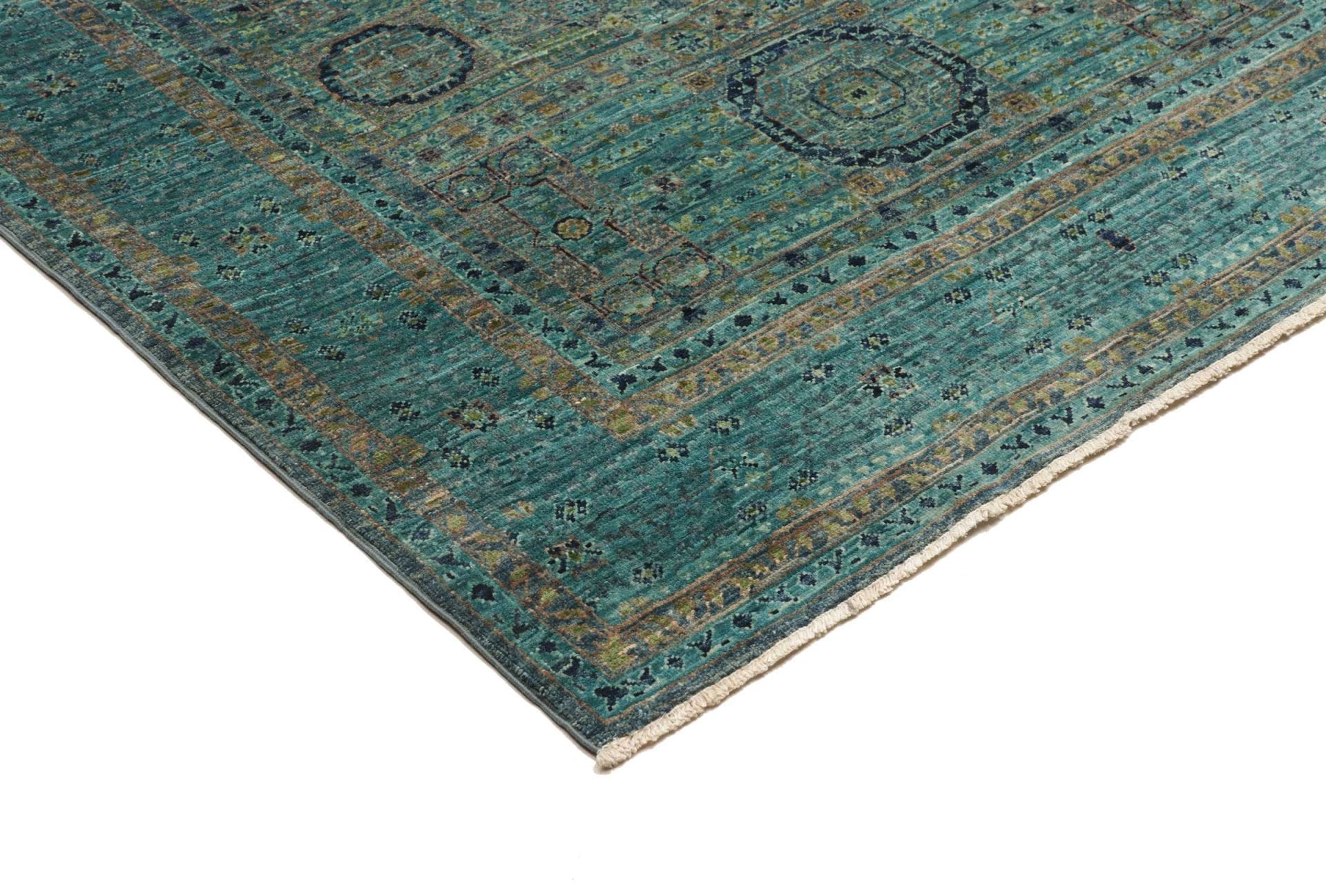 Mamluk Orientteppich 126 × 179 cm aus Wolle, handgeknüpft