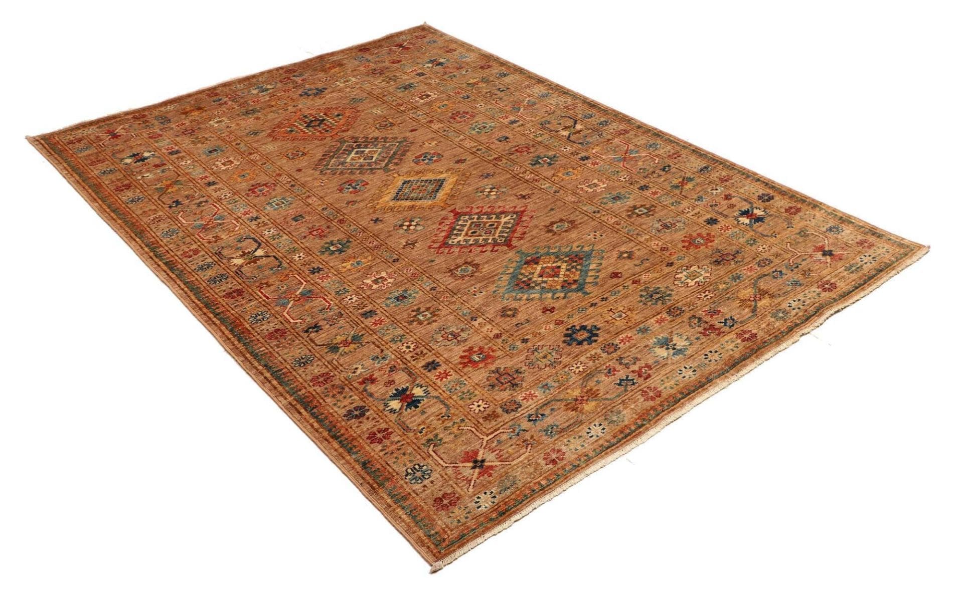 Kazak Orientteppich aus Pakistan, 150 × 205 cm