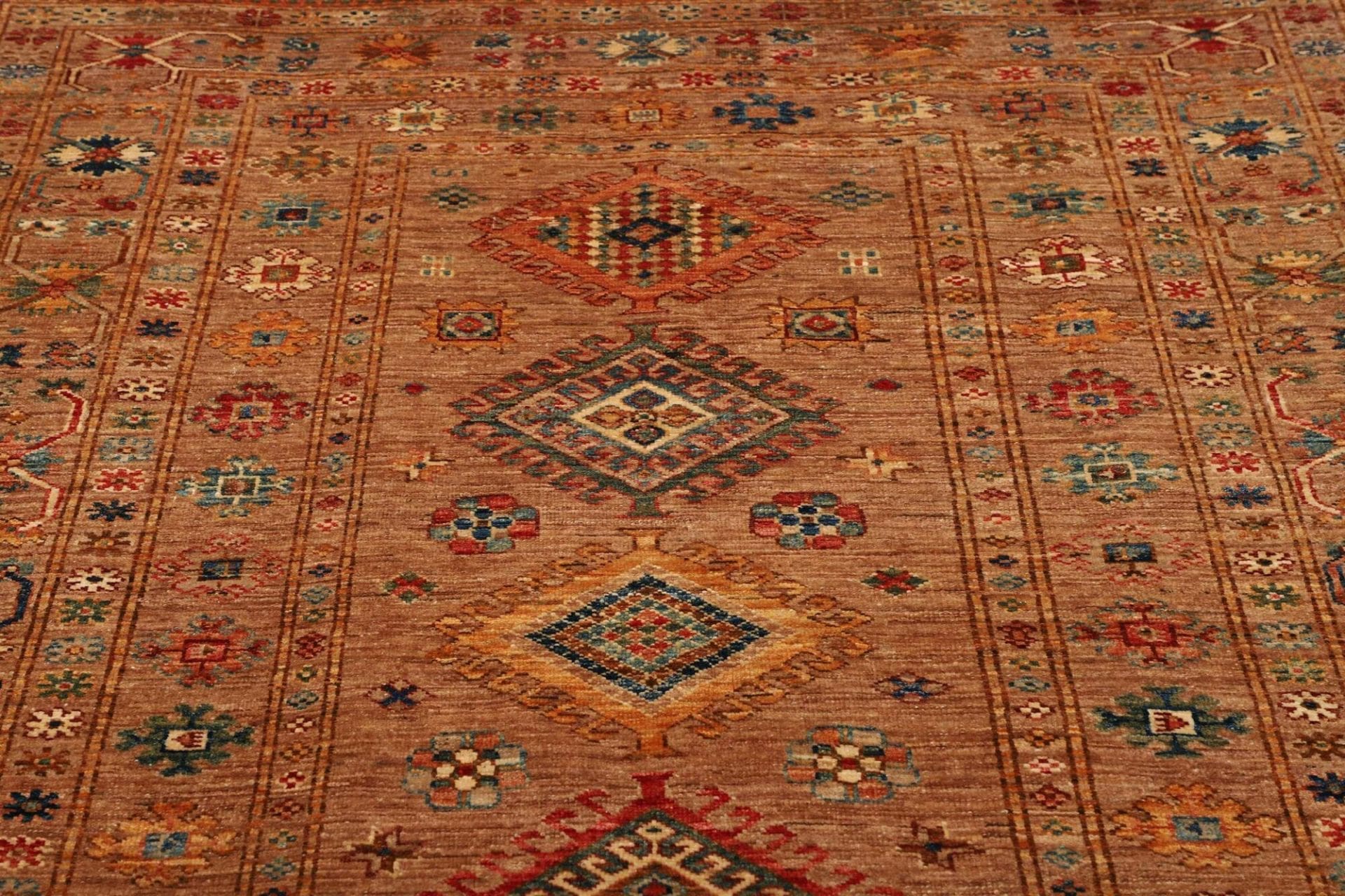 Kazak Orientteppich aus Pakistan, 150 × 205 cm