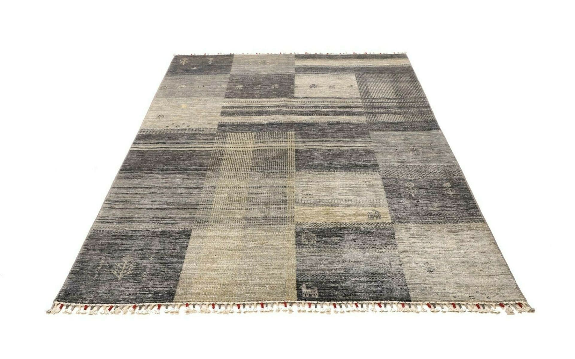 Handgewebter Gabbeh Orientteppich 153 × 200 cm