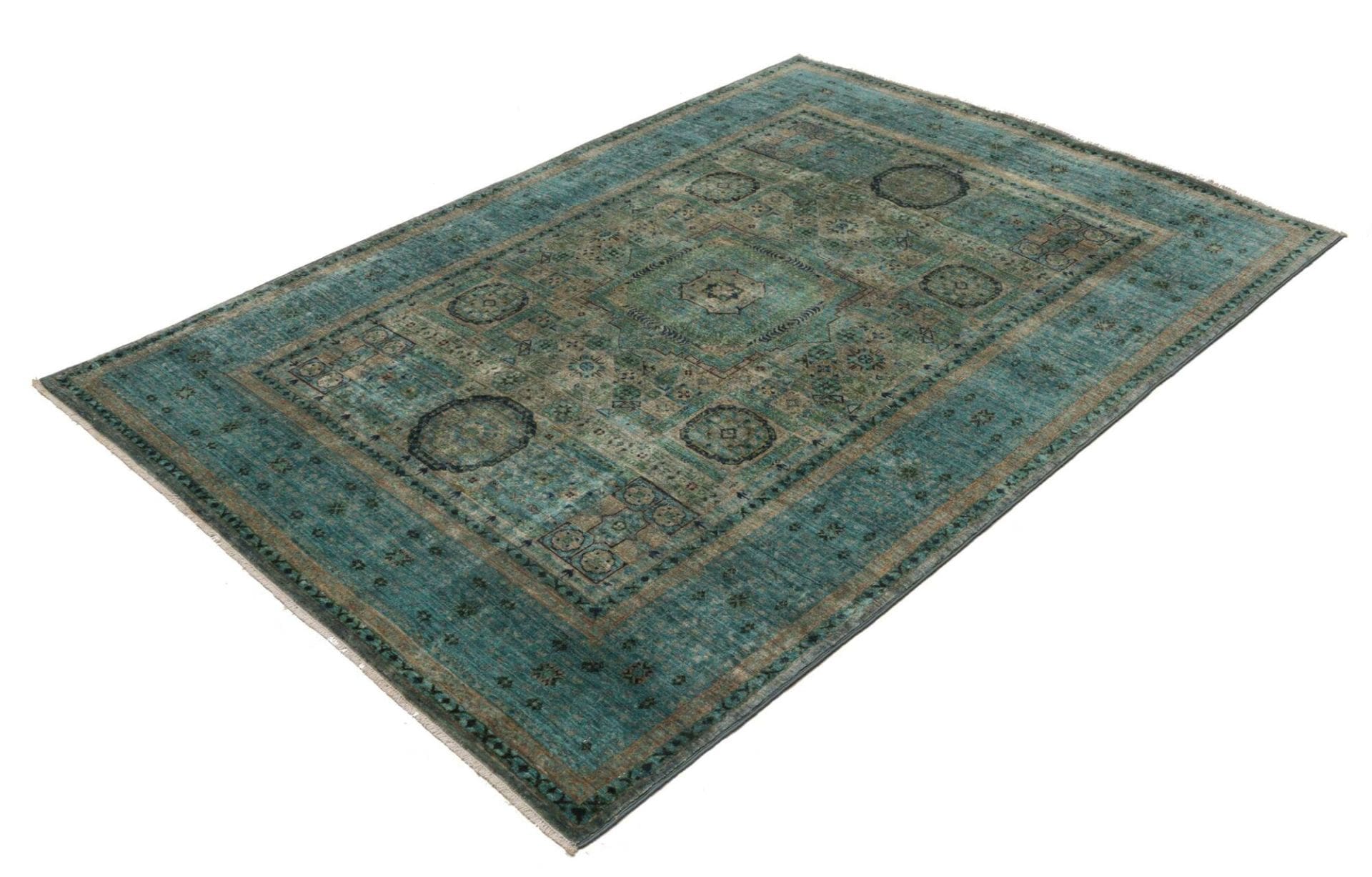 Handgeknüpfter Mamluk Orientteppich 149 × 199 cm