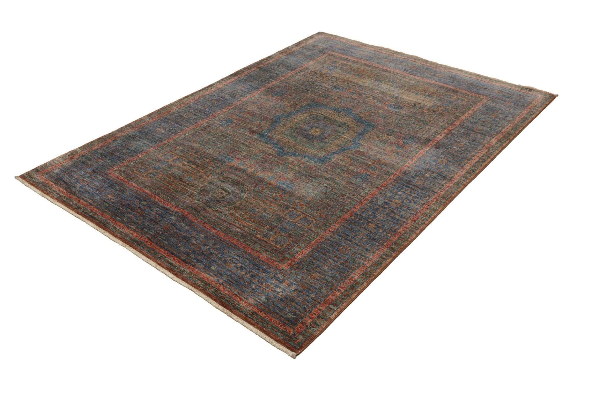 Mamluk Orientteppich 148 × 207 cm aus Wolle, handgeknüpft