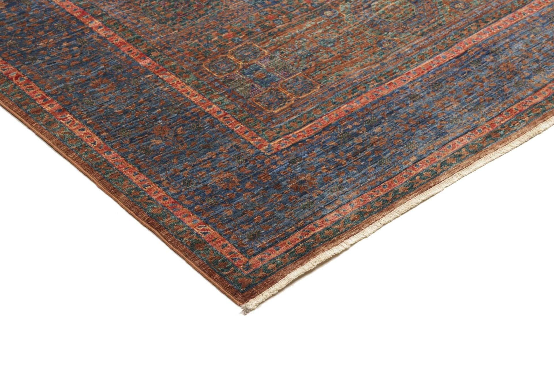 Mamluk Orientteppich 148 × 207 cm aus Wolle, handgeknüpft
