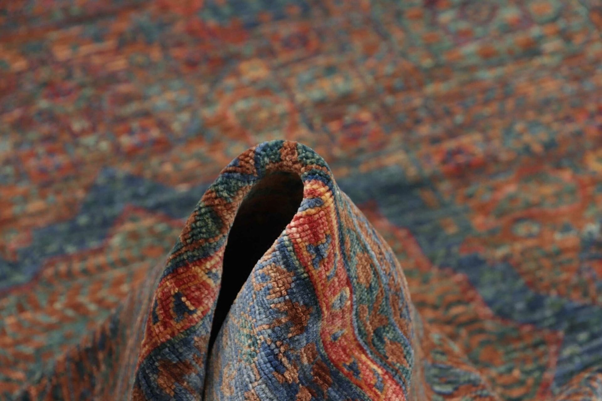 Mamluk Orientteppich 148 × 207 cm aus Wolle, handgeknüpft