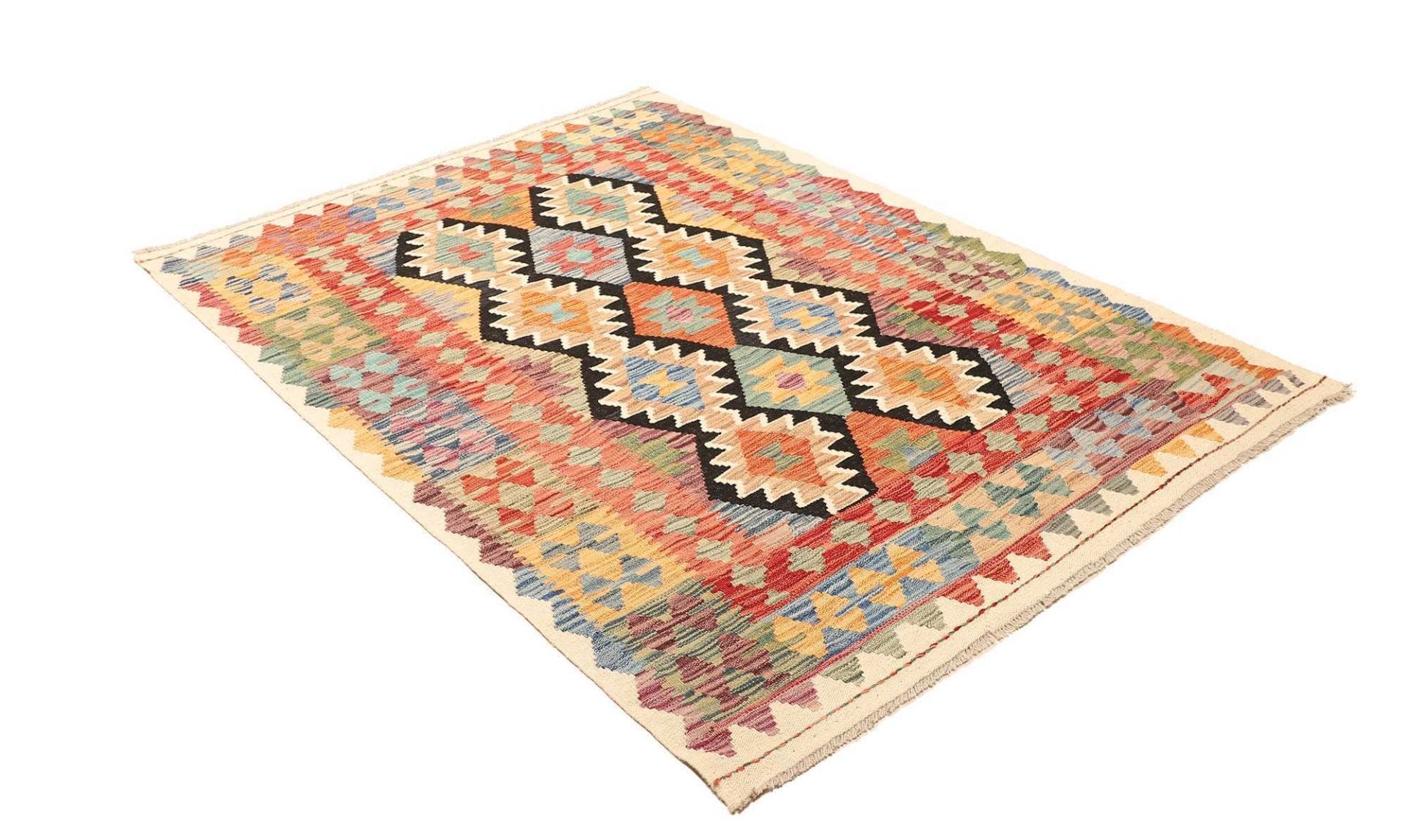 Handgewebter Kelim, 132 × 176 cm, Wolle