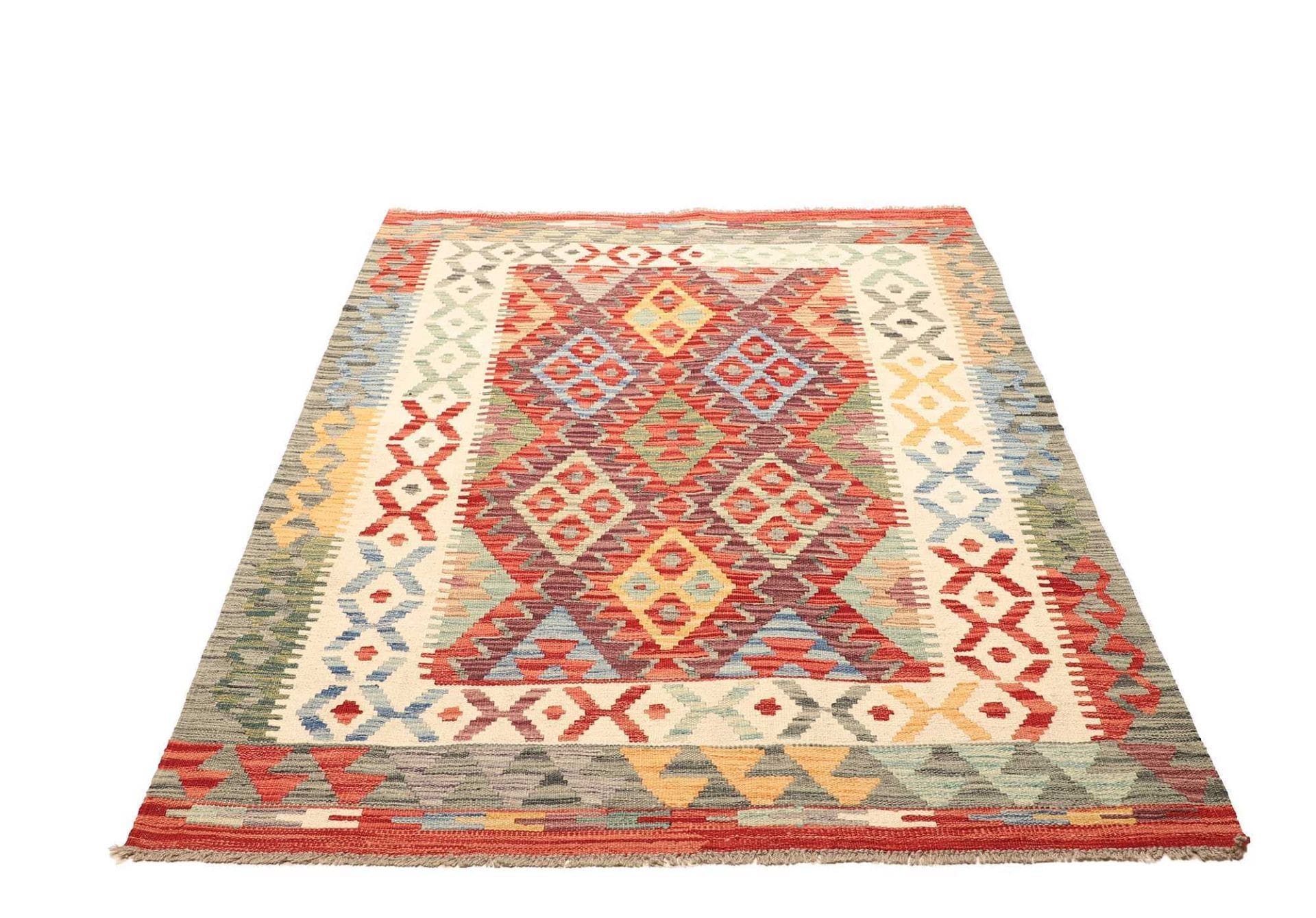 Handgewebter Kelim, 130 × 175 cm, Wolle