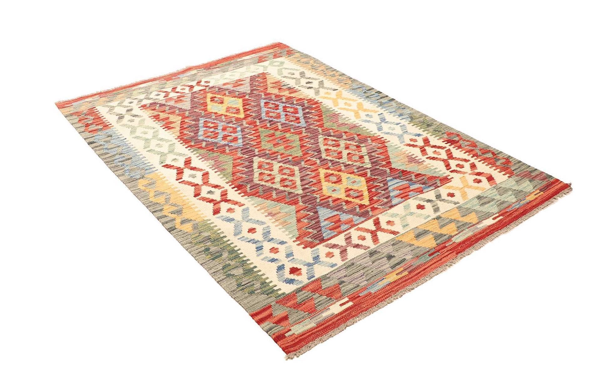 Handgewebter Kelim, 130 × 175 cm, Wolle