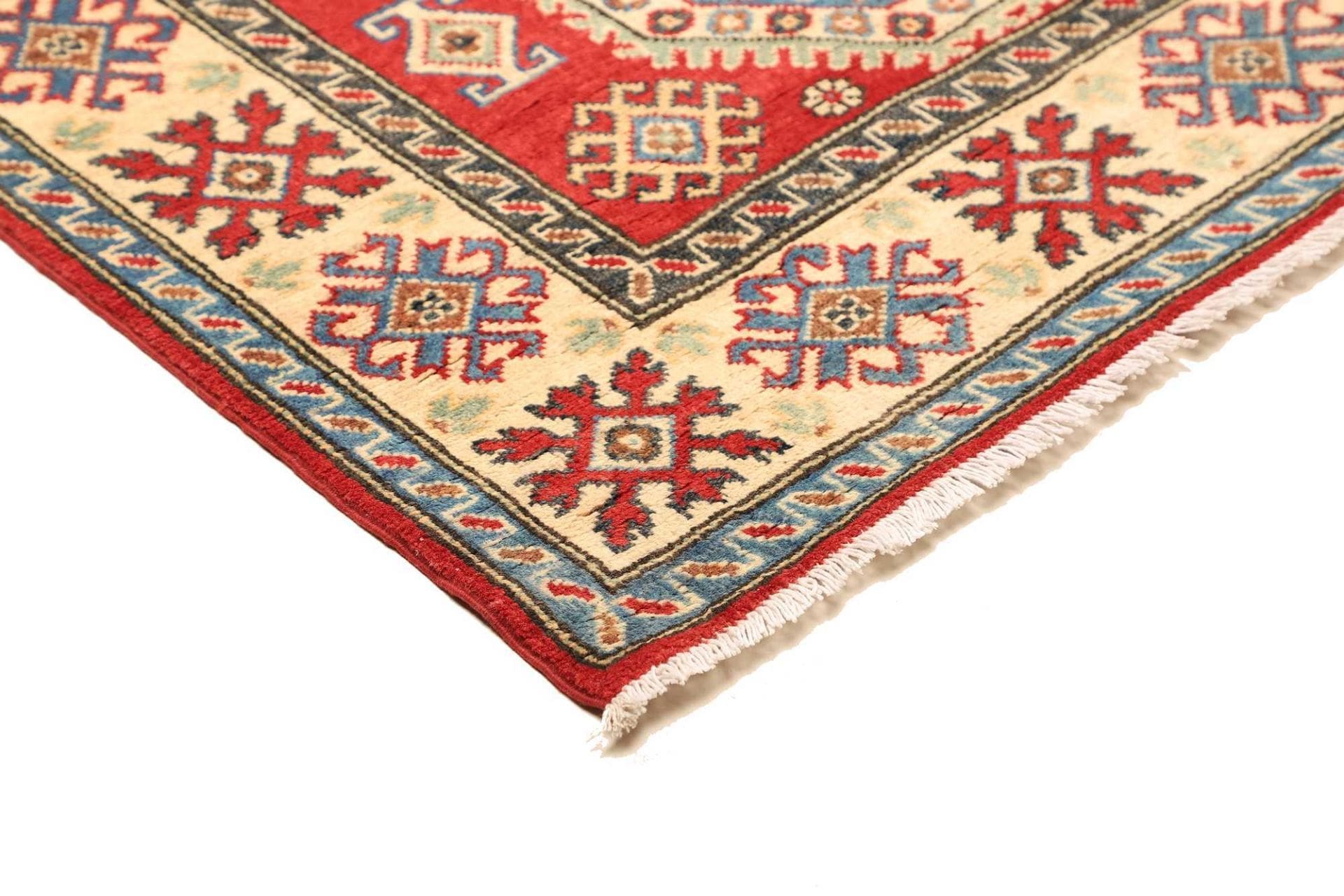 Handgeknüpfter Kazak Orientteppich, 124 × 174 cm, Wolle