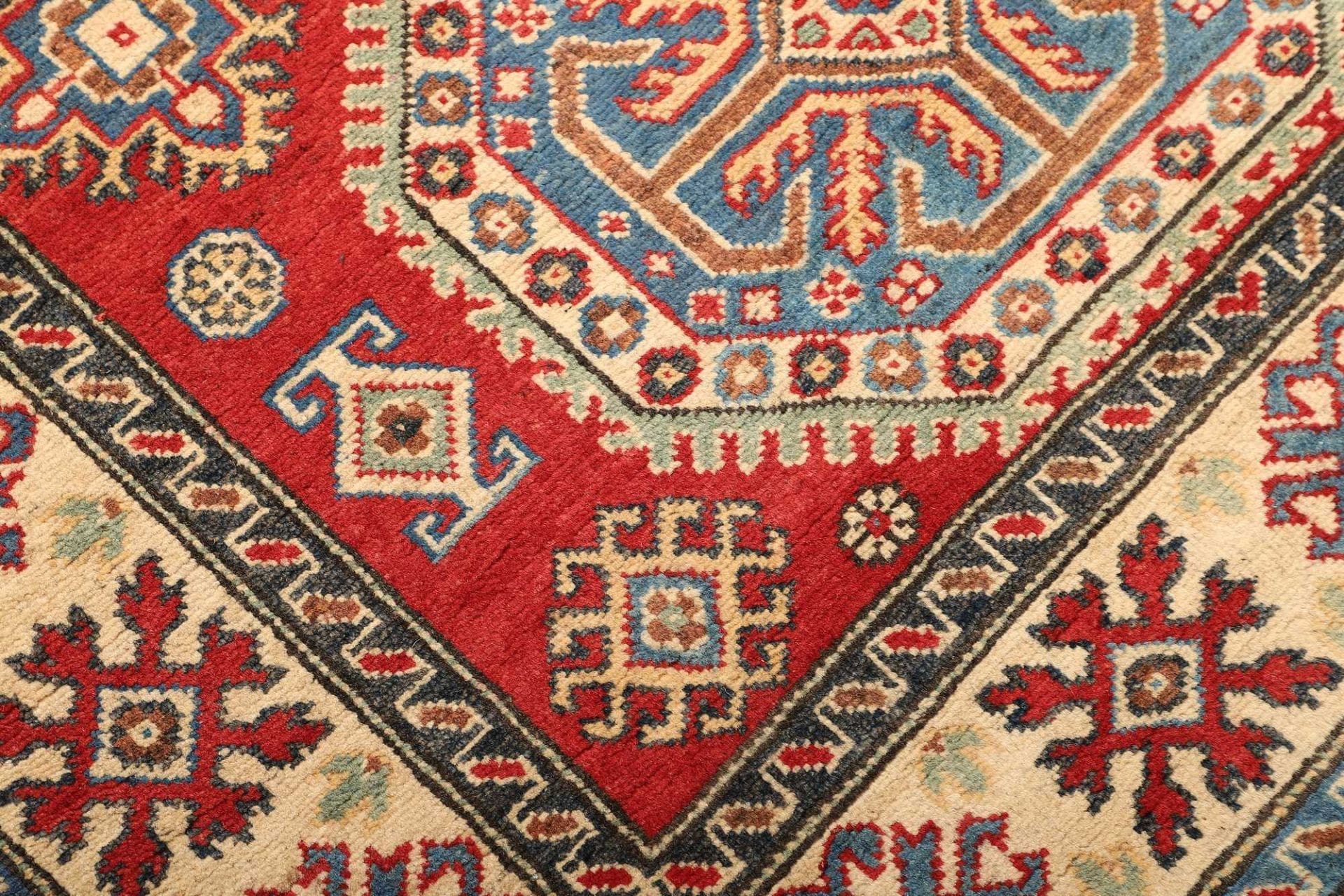 Handgeknüpfter Kazak Orientteppich, 124 × 174 cm, Wolle