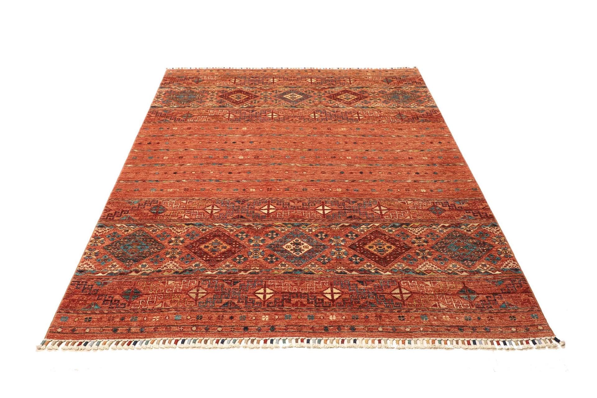 Samarkand Orientteppich 153 × 202 cm aus Wolle, handgeknüpft