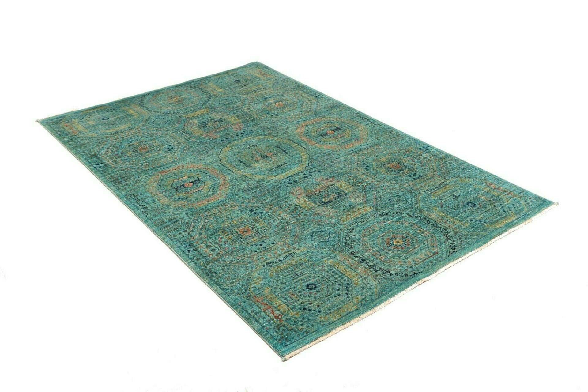 Handgeknüpfter Mamluk Orientteppich 127 × 189 cm