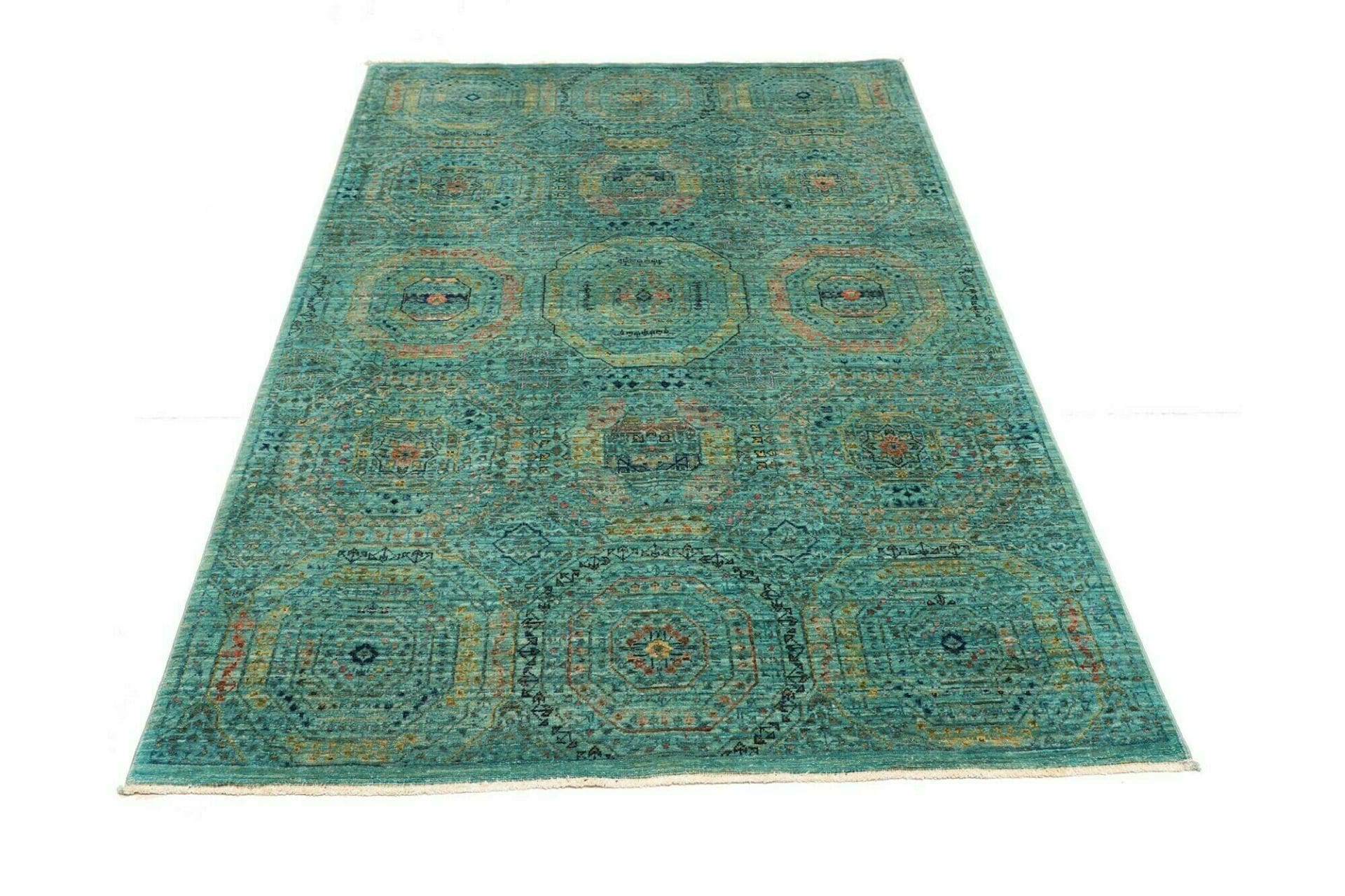 Handgeknüpfter Mamluk Orientteppich 127 × 189 cm