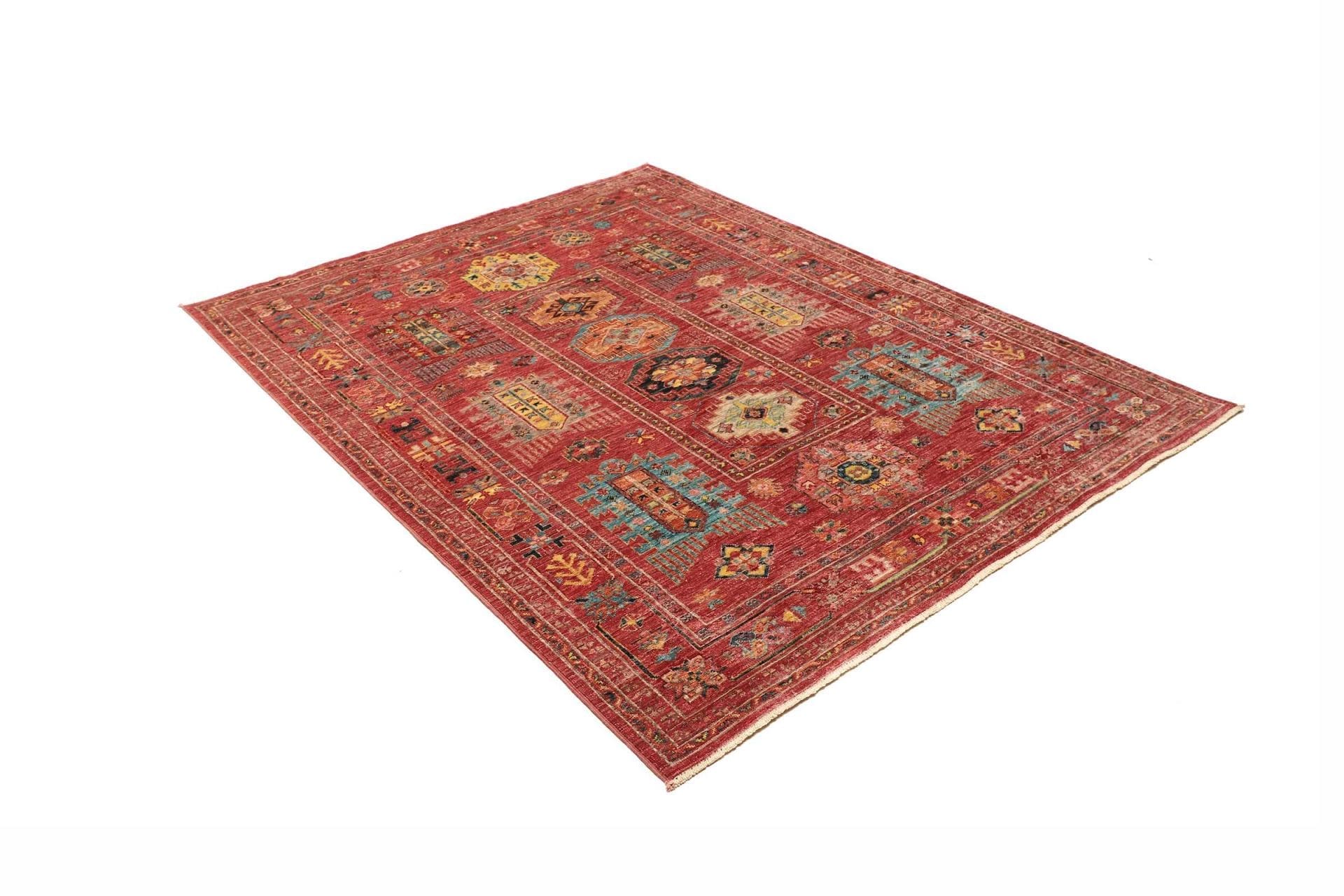 Handgeknüpfter Samarkand Orientteppich, 154 × 192 cm, Wolle