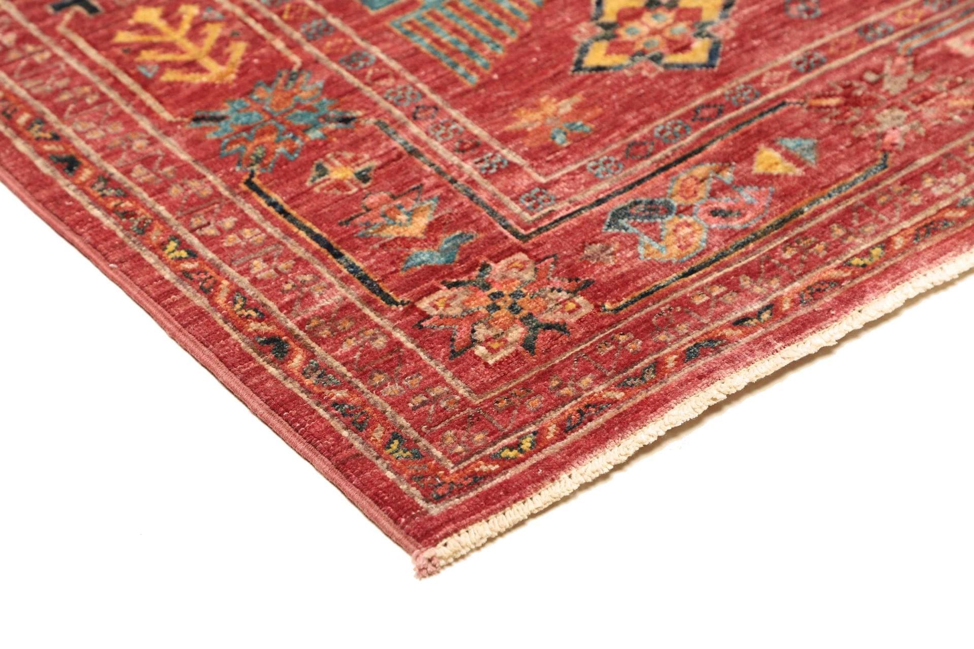Handgeknüpfter Samarkand Orientteppich, 154 × 192 cm, Wolle
